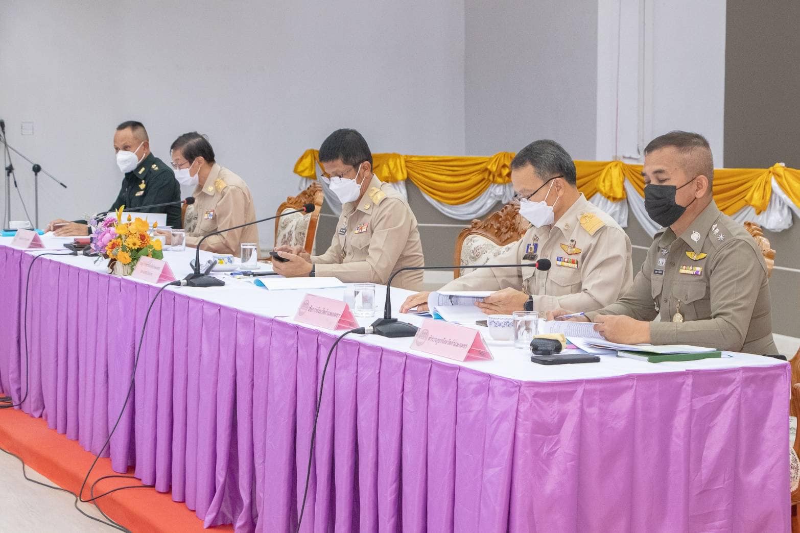 พช.กำแพงเพชร ร่วมการประชุมคณะกรรมการศูนย์อำนวยการป้องกันและปราบปรามยาเสพติด