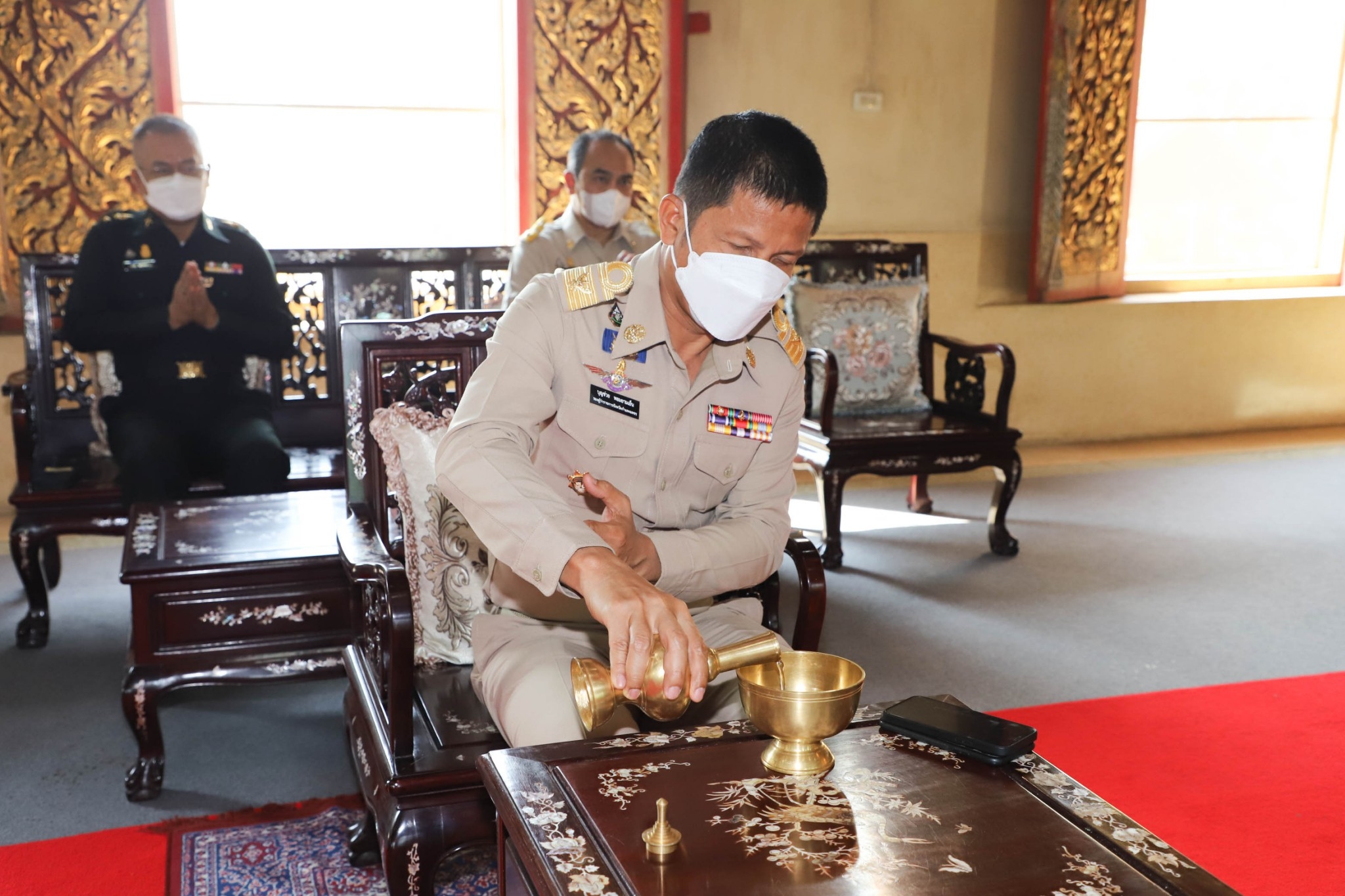 กำแพงเพชร เมืองมรดกโลก : พช.กำแพงเพชร ร่วมพิธีถวายภัตตาหาร และสิ่งของพระราชทาน ของพระบาทสมเด็จพระเจ้าอยู่หัว แด่พระภิกษุ สามเณร ในการสอบบาลีสนามหลวง ครั้งที่ 1 วันที่สอง