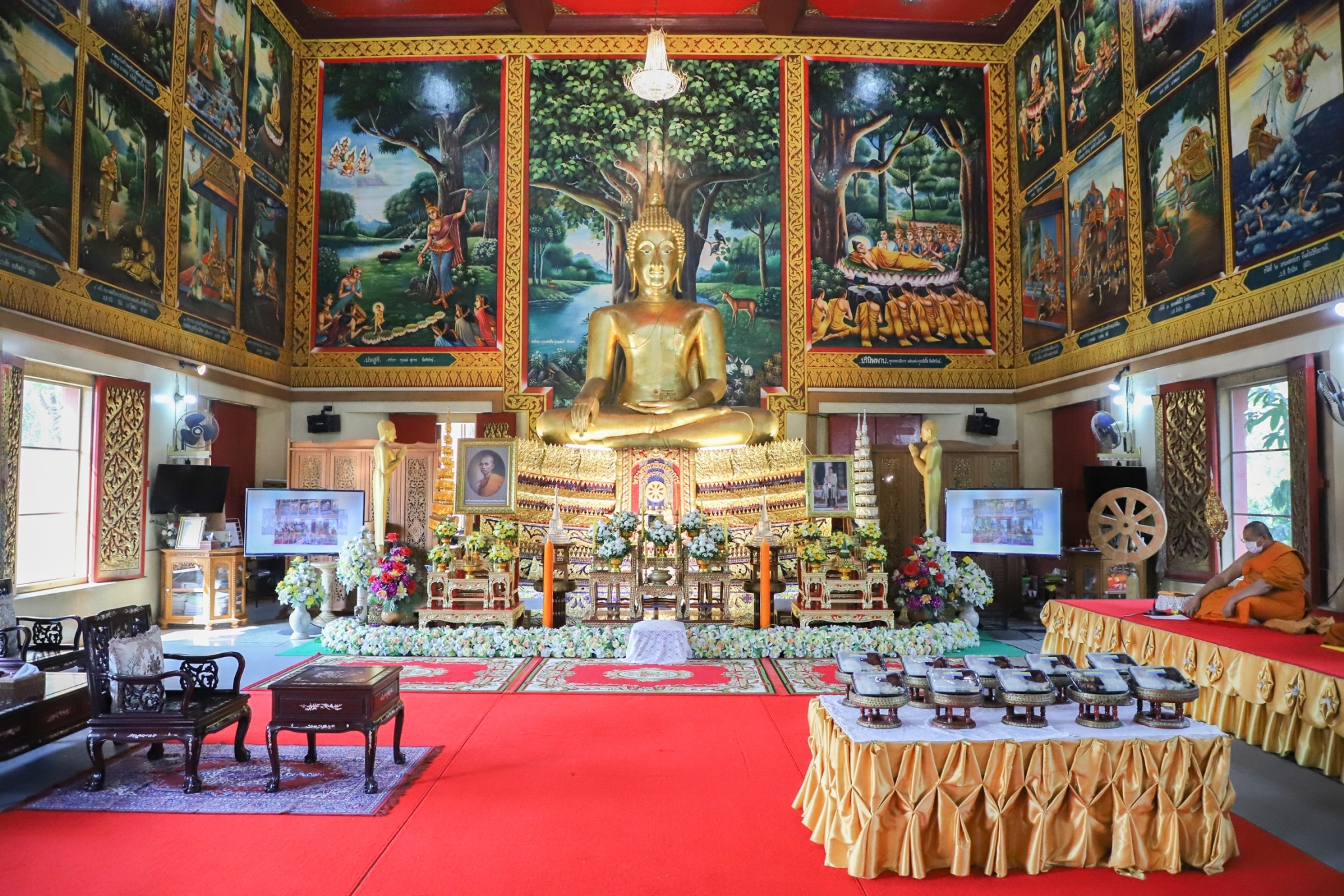 กำแพงเพชร เมืองมรดกโลก : พช.กำแพงเพชร ร่วมพิธีถวายภัตตาหาร และสิ่งของพระราชทาน ของพระบาทสมเด็จพระเจ้าอยู่หัว แด่พระภิกษุ สามเณร ในการสอบบาลีสนามหลวง ครั้งที่ 1 วันที่สาม
