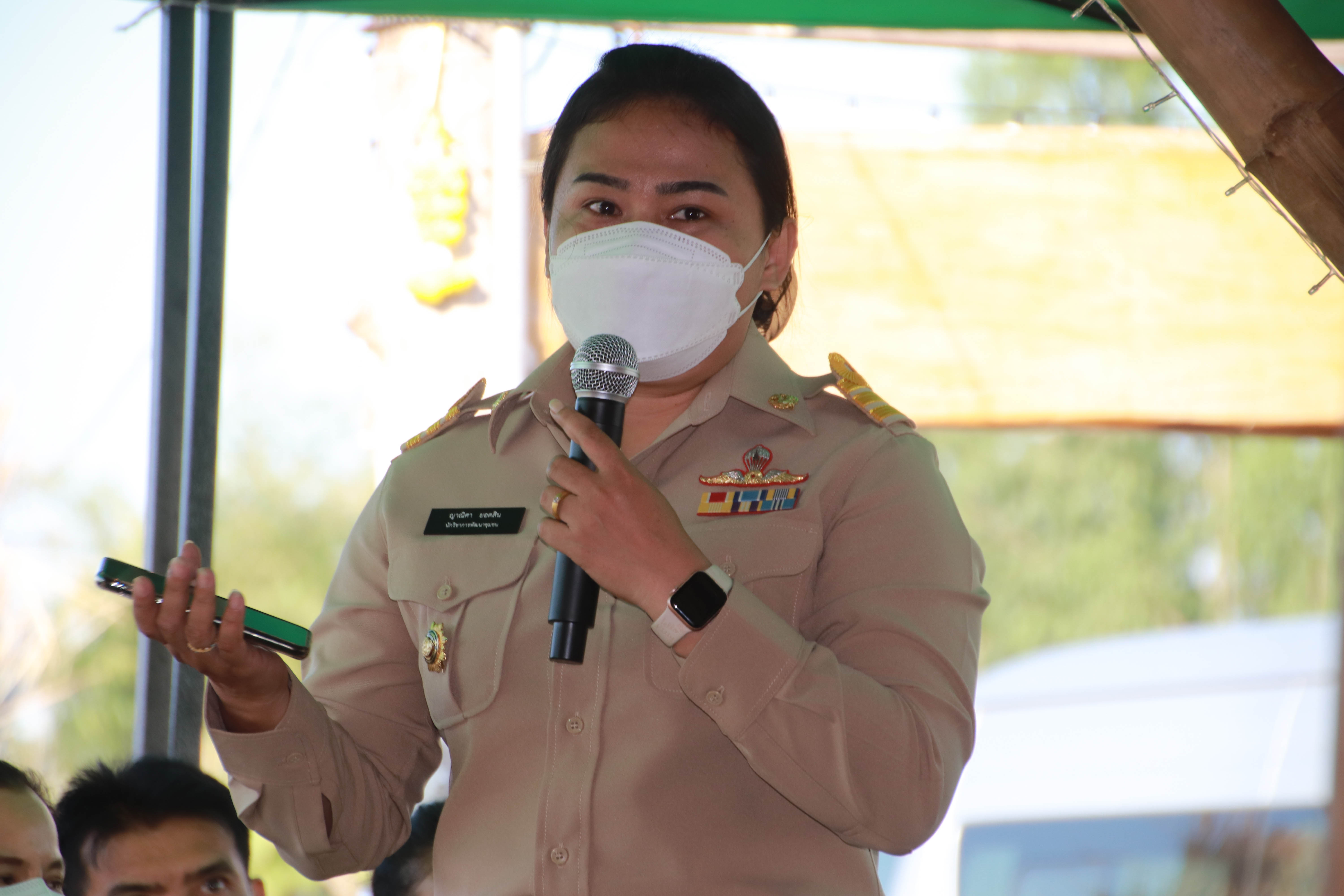 ผู้ตรวจกระทรวงมหาดไทยและผู้ตรวจกรมการพัฒนาชุมชน ลงพื้นที่ตรวจเยี่ยมแปลง โคก หนอง นา โมเดล จังหวัดกำแพงเพชร