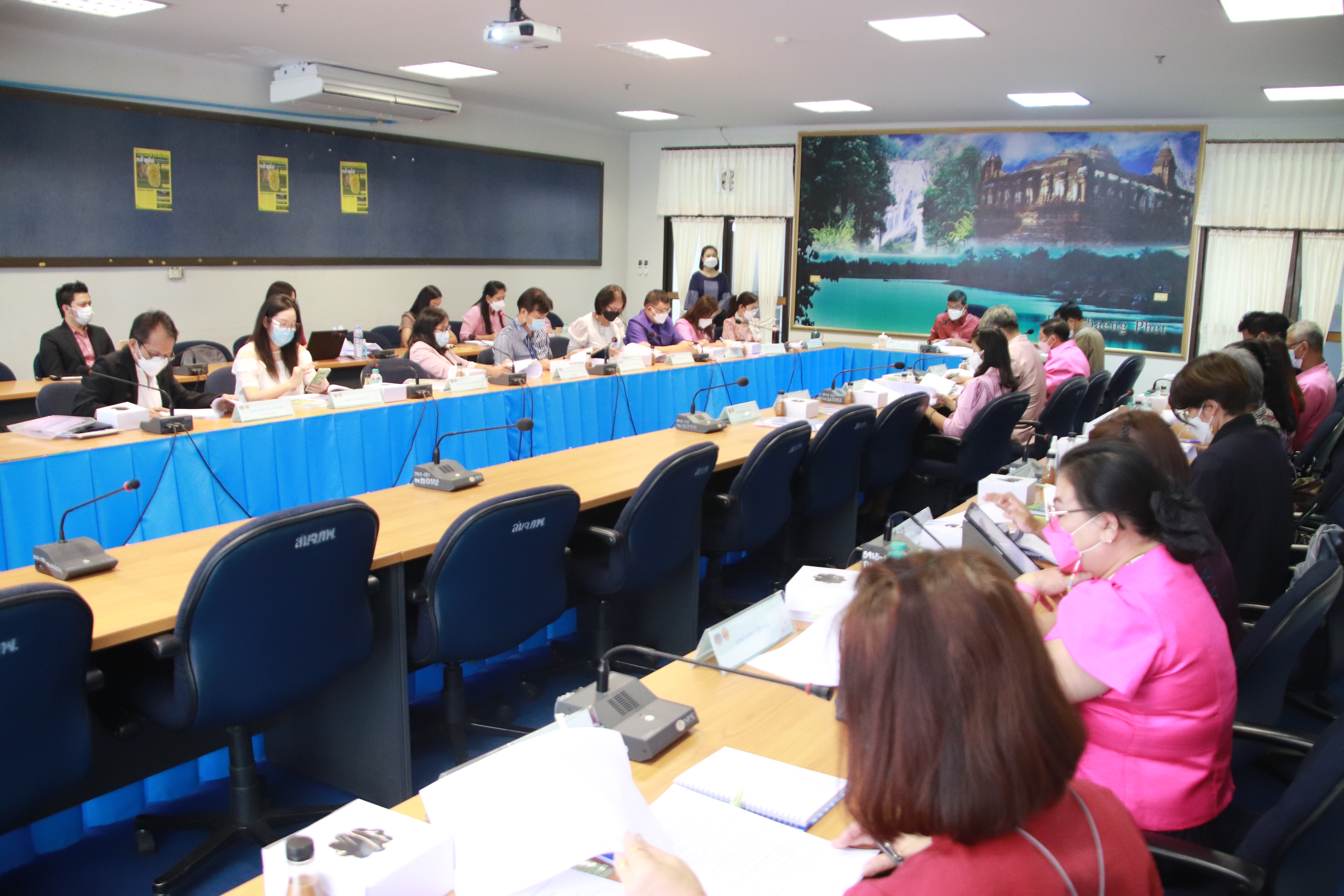 พช.กำแพงเพชร จัดประชุมคณะกรรมการประสานงานและขับเคลื่อนนโยบายสานพลังประชารัฐ (คสป.) ประจำจังหวัดกำแพงเพชร