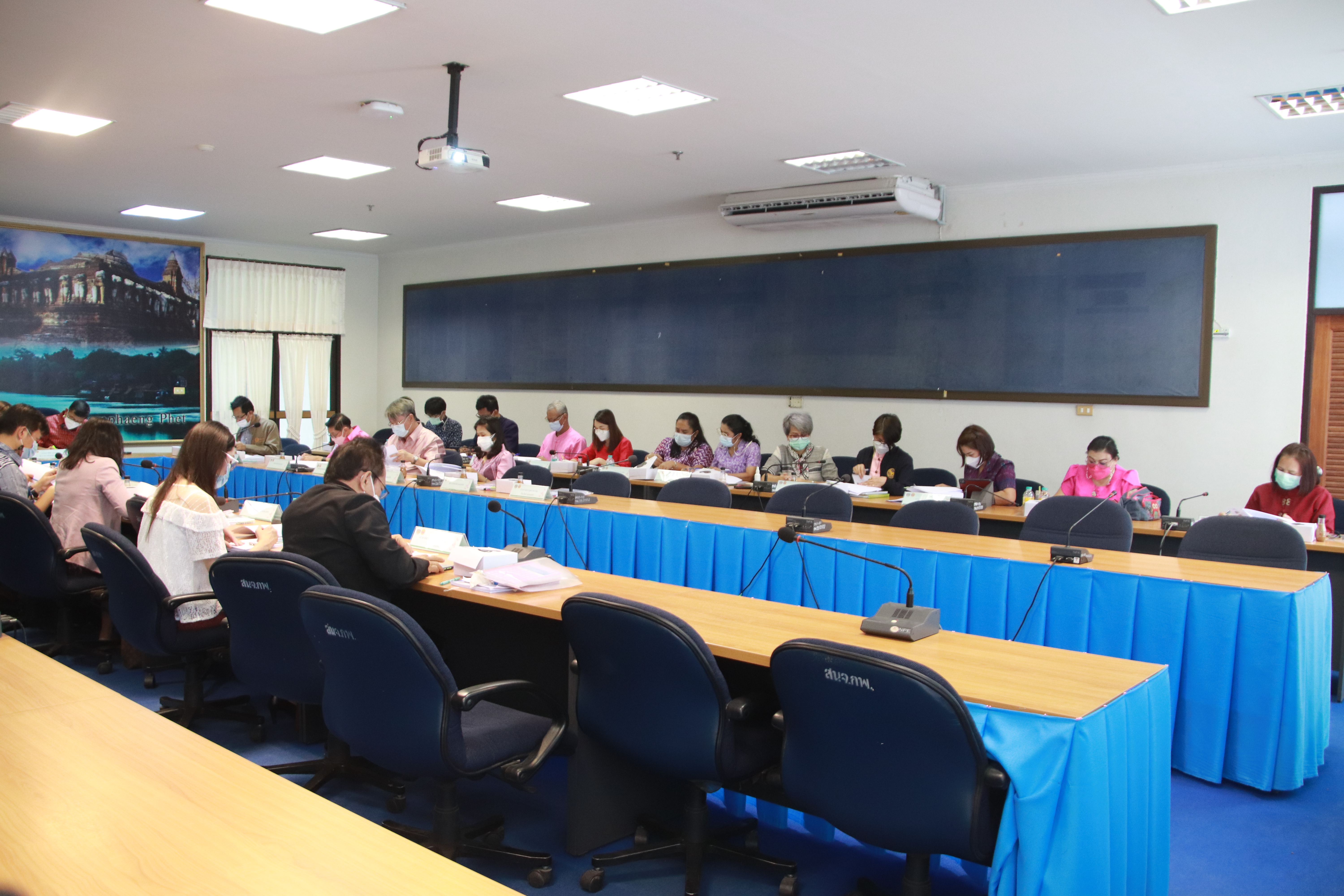 พช.กำแพงเพชร จัดประชุมคณะกรรมการประสานงานและขับเคลื่อนนโยบายสานพลังประชารัฐ (คสป.) ประจำจังหวัดกำแพงเพชร