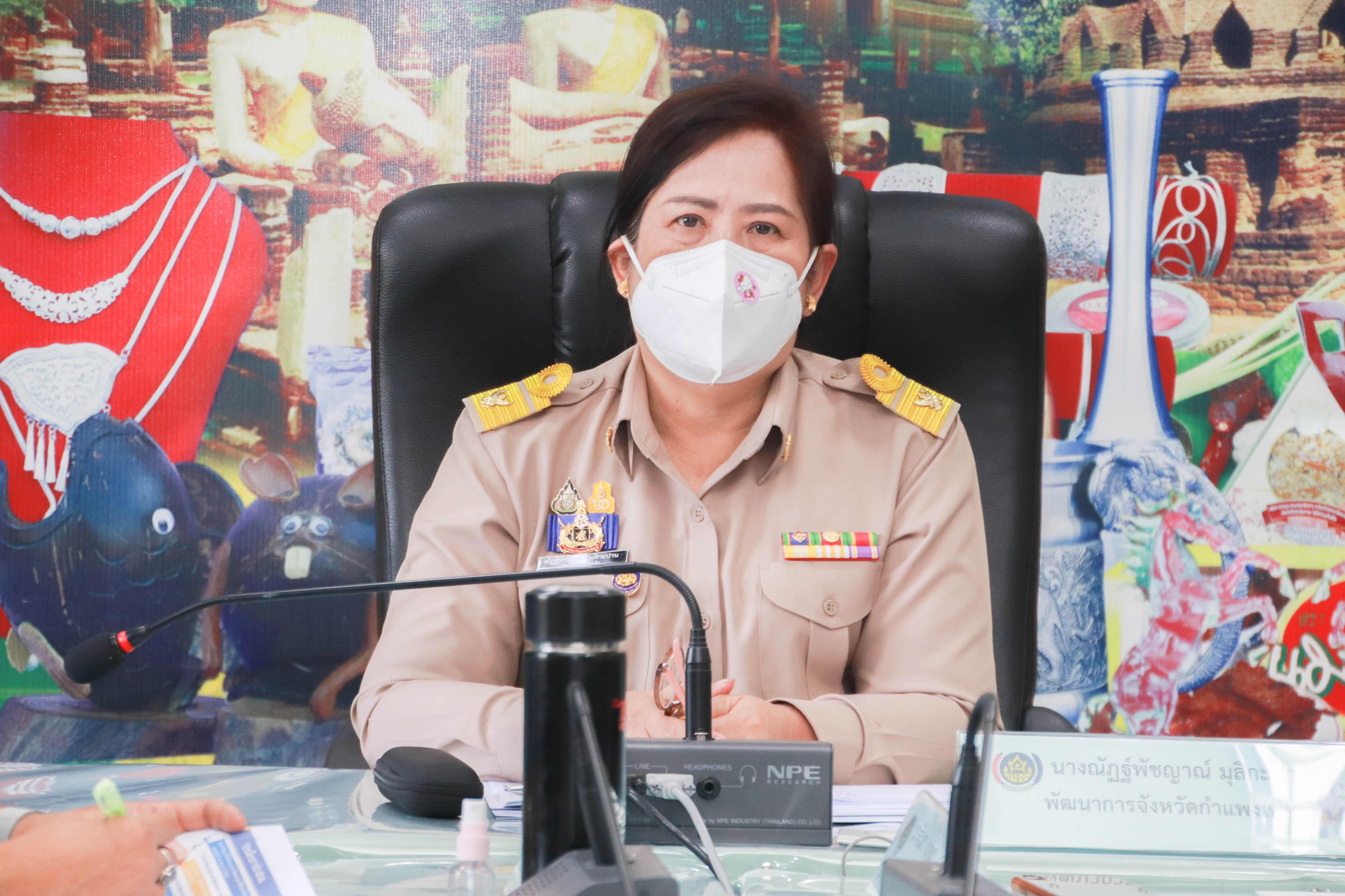 พช.กำแพงเพชร ร่วมประชุมกรมการพัฒนาชุมชน ครั้งที่ 2/2565