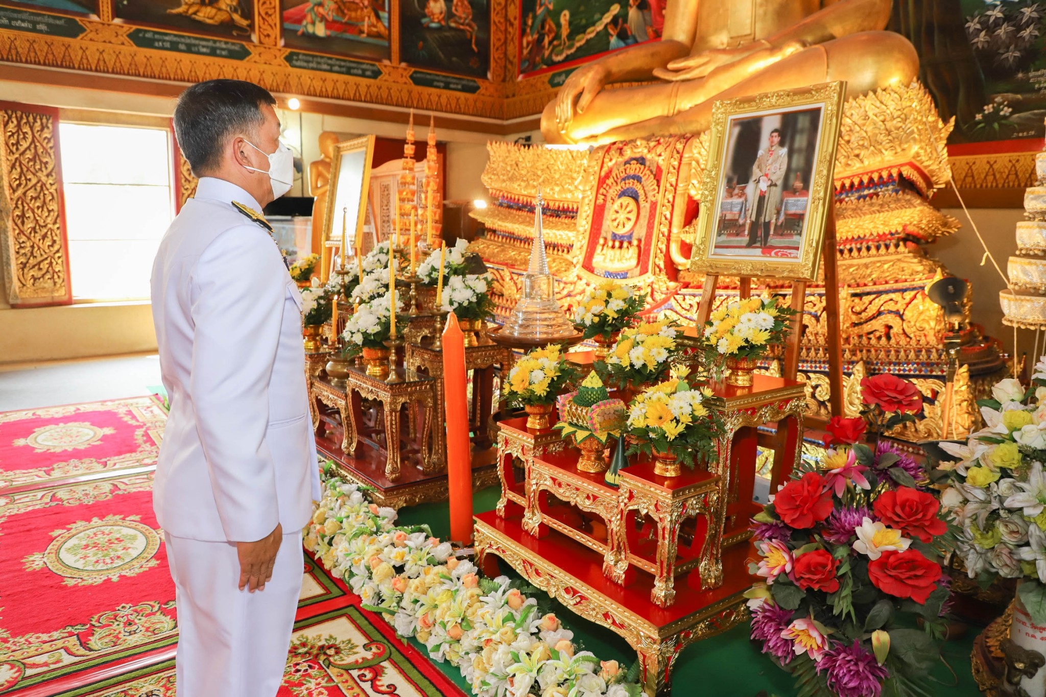 กำแพงเพชร เมืองมรดกโลก : พช.กำแพงเพชร ร่วมพิธีถวายภัตตาหาร และสิ่งของพระราชทาน ของพระบาทสมเด็จพระเจ้าอยู่หัว แด่พระภิกษุ สามเณร ในการสอบบาลีสนามหลวง ครั้งที่ 1
