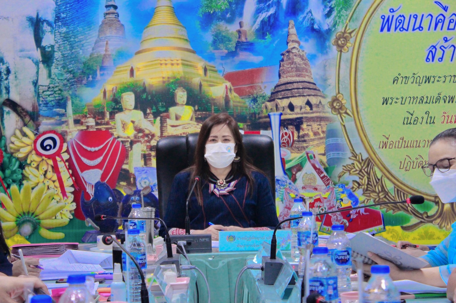 พช กำแพงเพชร  ประชุมครั้งที่ 1/2565 เพื่อติดตามผลการปฏิบัติงานและวางแผนการขับเคลื่อนงานพัฒนาชุมชน จังหวัดกำแพงเพชร