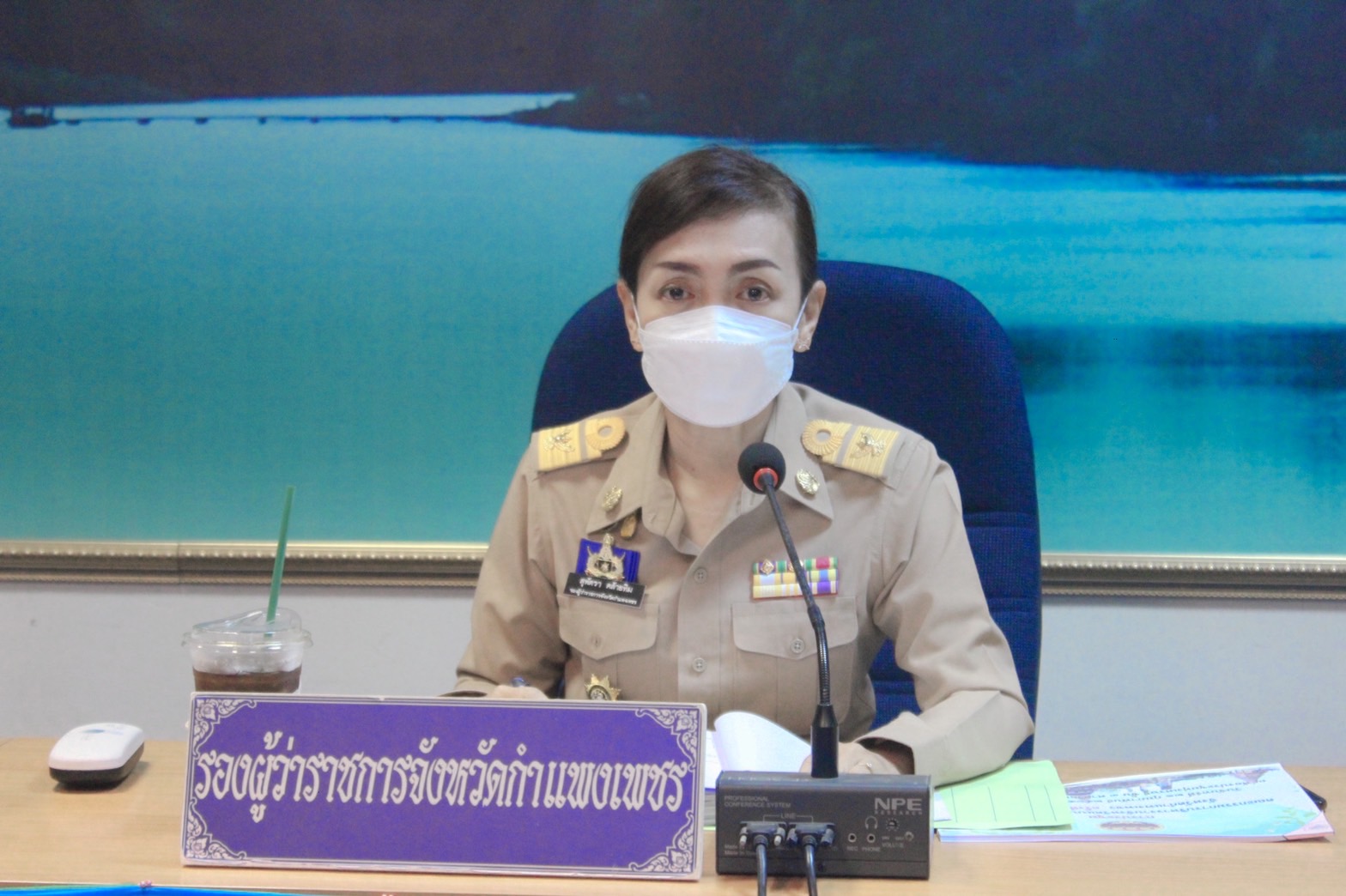 พช.กำแพงเพชร เข้าร่วมประชุมคณะกรรมการบริหารงานจังหวัดแบบบูรณาการ (ก.บ.จ.) จังหวัดกำแพงเพชร ครั้งที่ ๑/๒๕๖๕