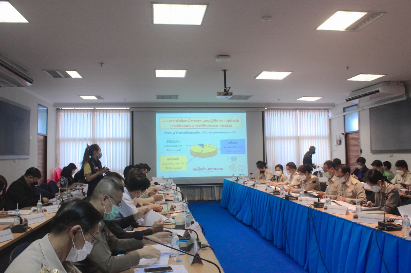 พช.กำแพงเพชร เข้าร่วมประชุมคณะกรรมการบริหารงานจังหวัดแบบบูรณาการ (ก.บ.จ.) จังหวัดกำแพงเพชร ครั้งที่ ๑/๒๕๖๕