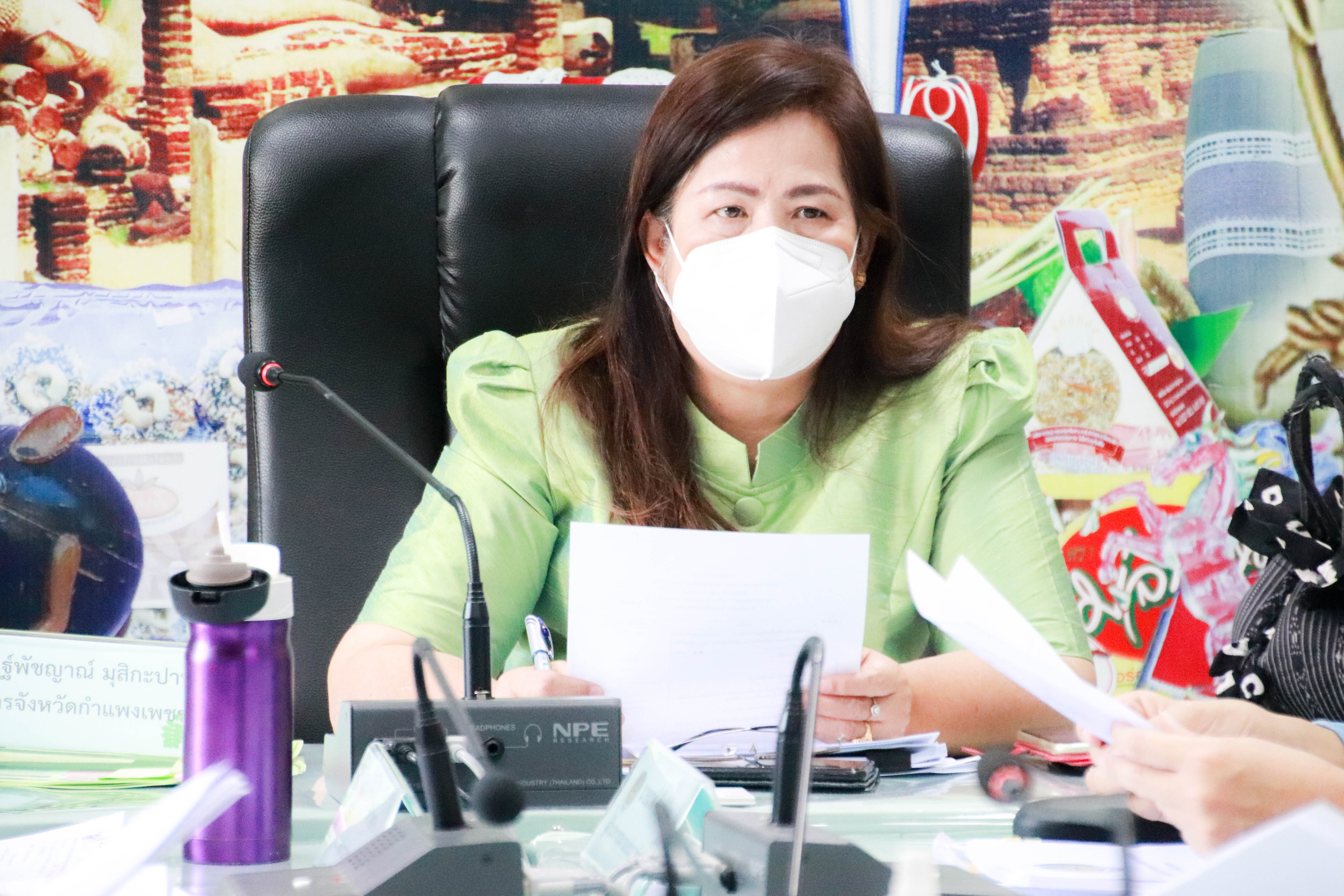 กำแพงเพชร เมืองมรดกโลก : พช.กำแพงเพชร ประชุมวางแผนขับเคลื่อนภารกิจของสำนักงานฯ เดือนมีนาคม 2565