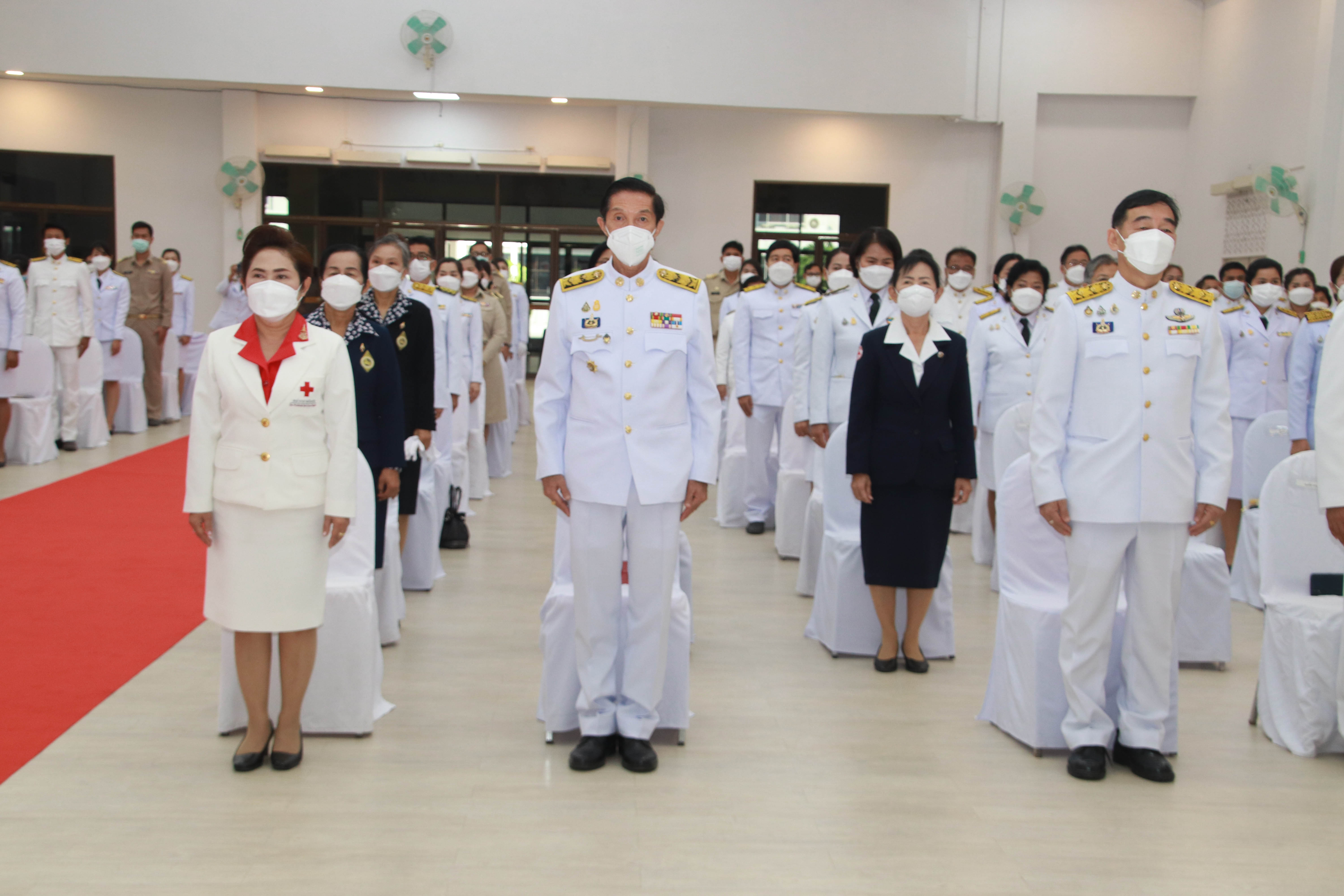 กำแพงเพชร เมืองมรดกโลก : พช.กำแพงเพชร ร่วมพิธีวางพานพุ่มฯและวันมาตรฐานฝีมือแรงงานแห่งชาติ ประจำปี 2565