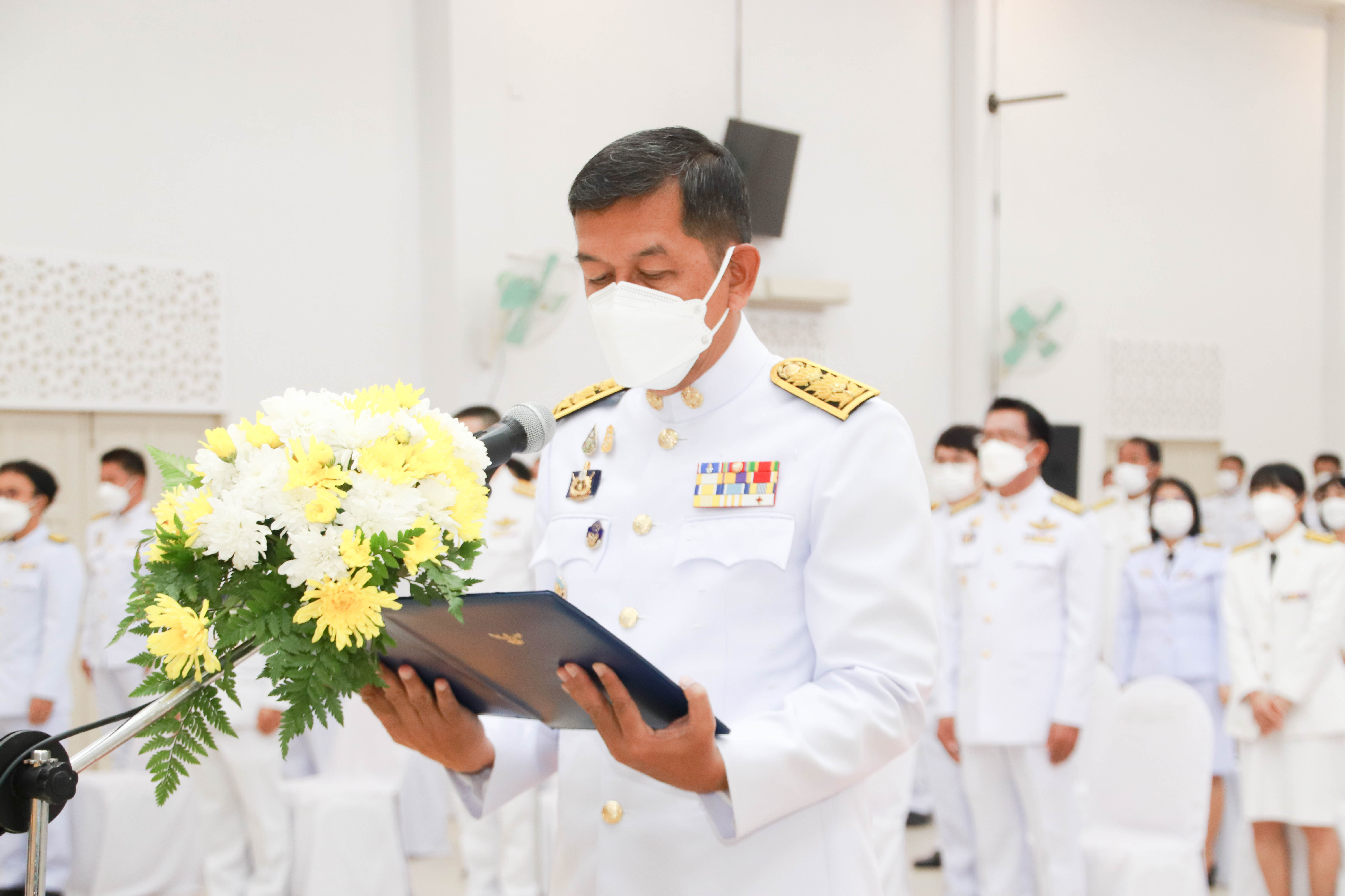 กำแพงเพชร เมืองมรดกโลก : พช.กำแพงเพชร ร่วมพิธีวางพานพุ่มฯและวันมาตรฐานฝีมือแรงงานแห่งชาติ ประจำปี 2565