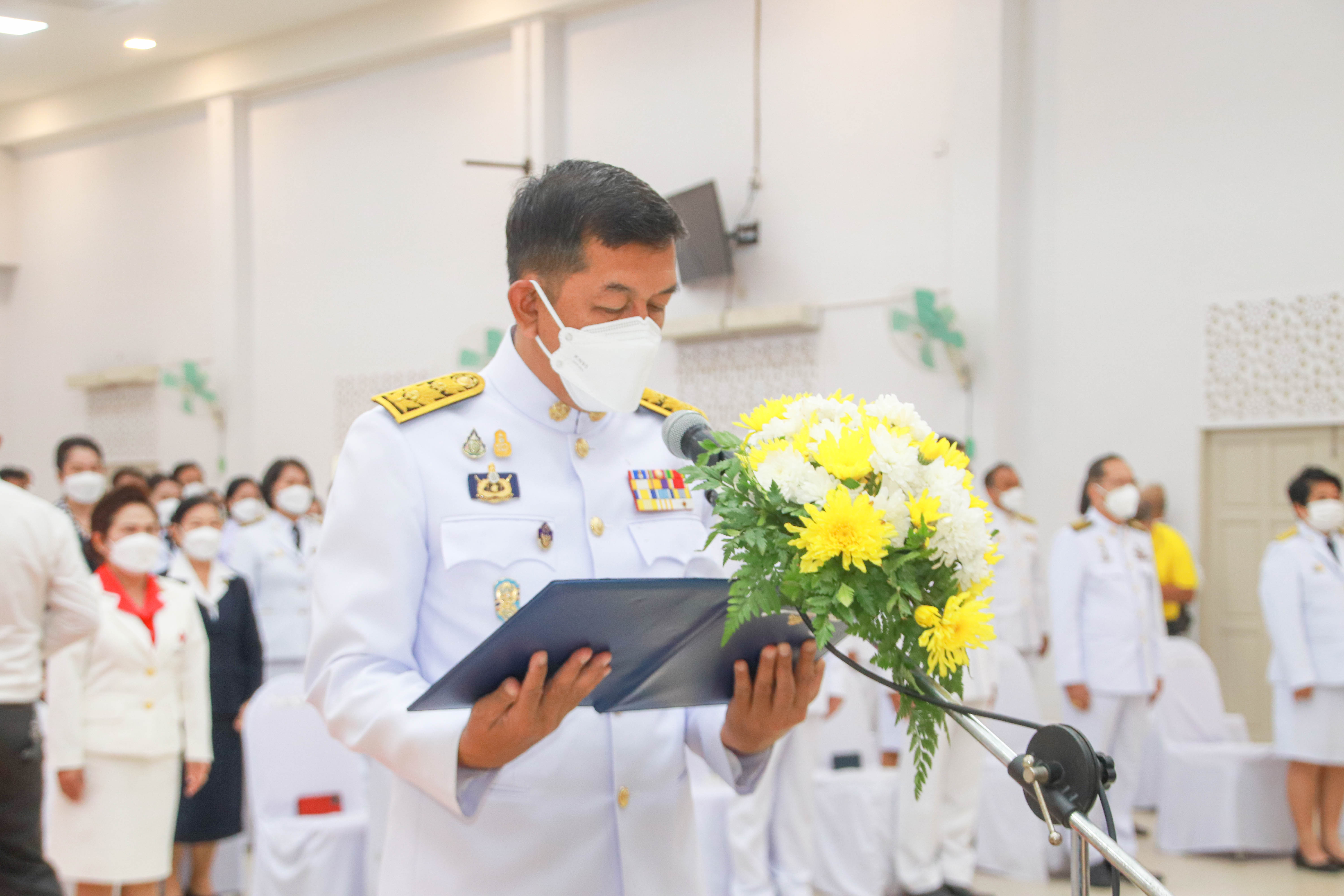 กำแพงเพชร เมืองมรดกโลก : พช.กำแพงเพชร ร่วมพิธีวางพานพุ่มฯและวันมาตรฐานฝีมือแรงงานแห่งชาติ ประจำปี 2565
