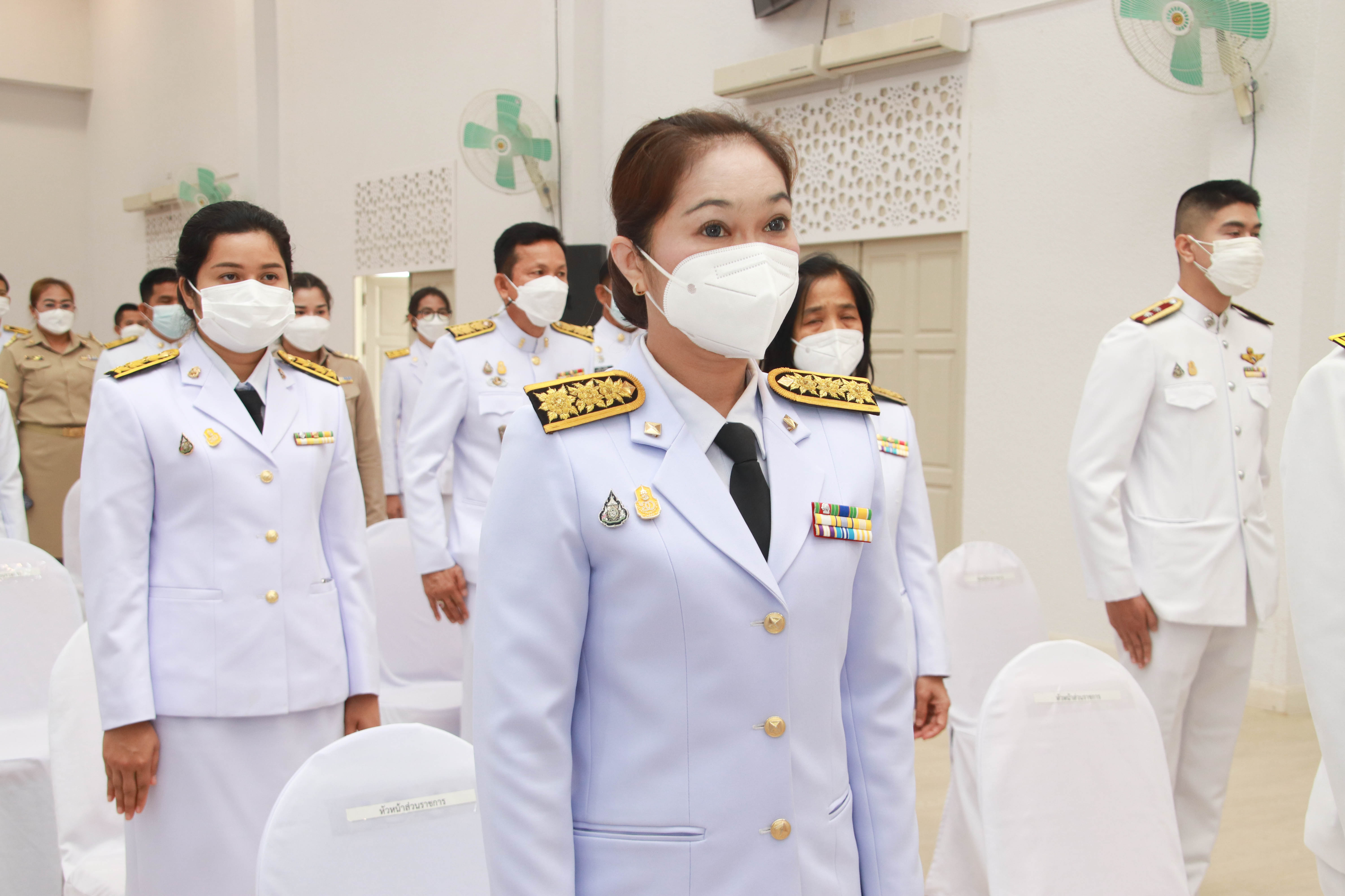 กำแพงเพชร เมืองมรดกโลก : พช.กำแพงเพชร ร่วมพิธีวางพานพุ่มฯและวันมาตรฐานฝีมือแรงงานแห่งชาติ ประจำปี 2565