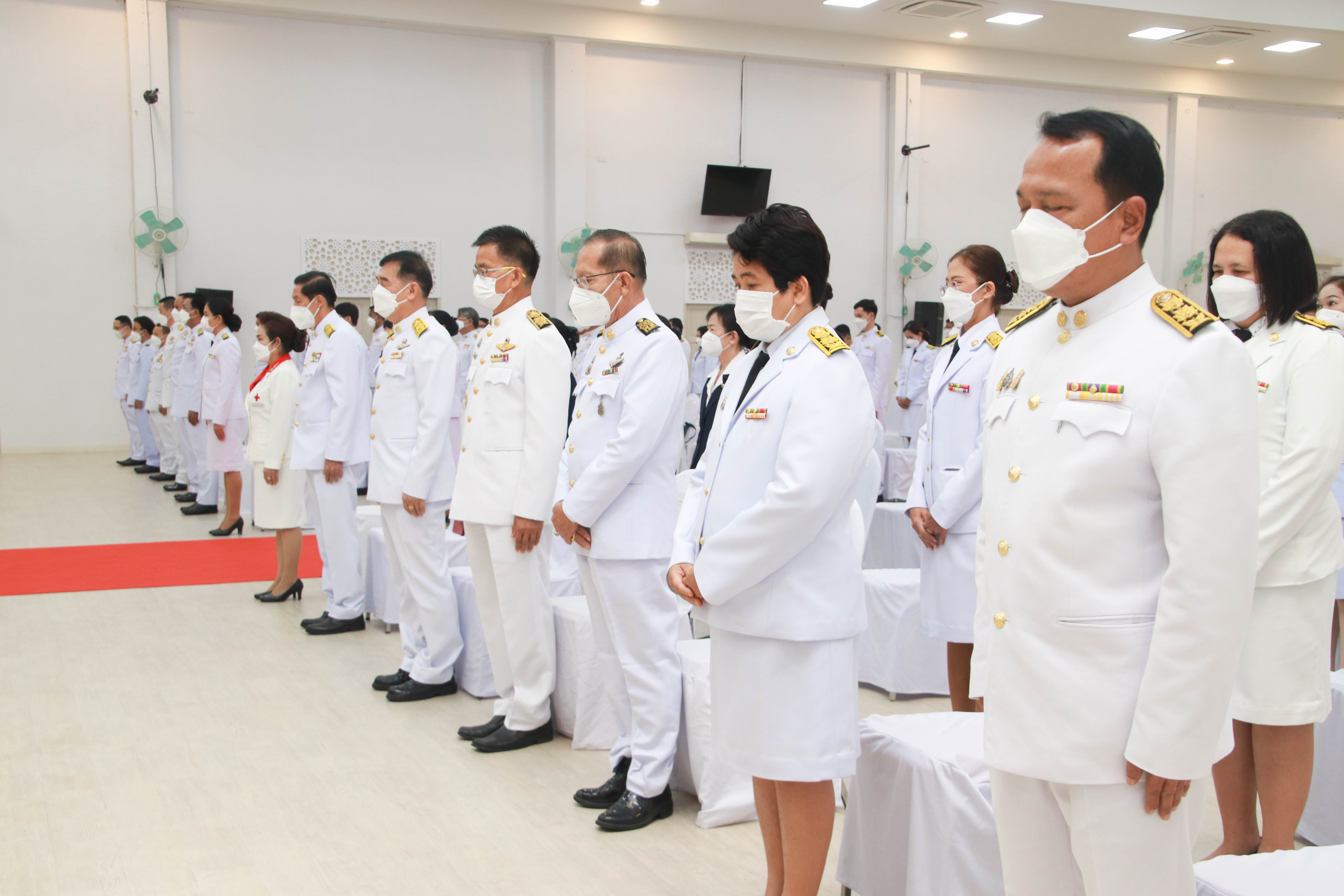กำแพงเพชร เมืองมรดกโลก : พช.กำแพงเพชร ร่วมพิธีวางพานพุ่มฯและวันมาตรฐานฝีมือแรงงานแห่งชาติ ประจำปี 2565