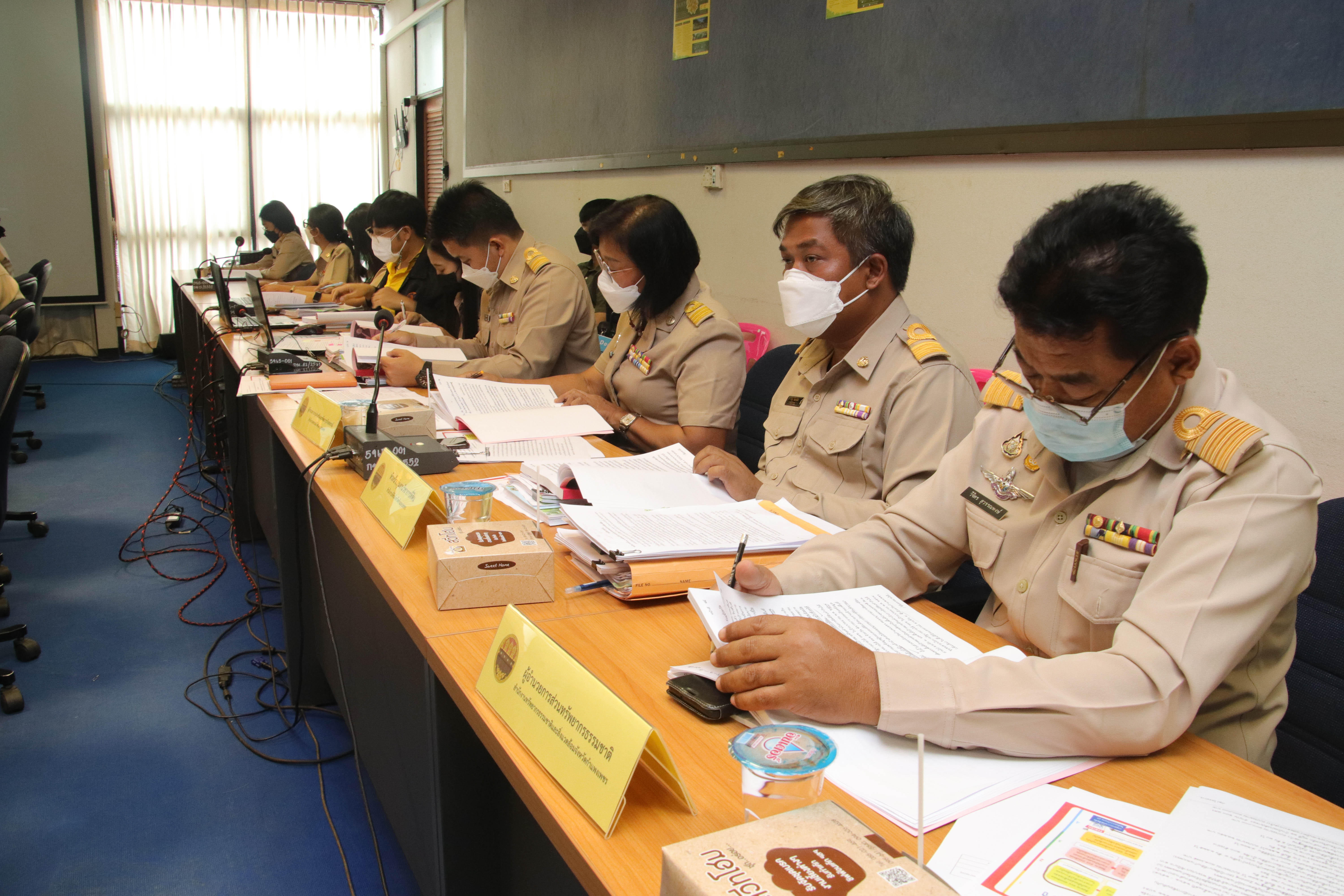 พช.กำแพงเพชร ร่วมประชุมคณะอนุกรรมการนโยบายที่ดินจังหวัด (คทช.จังหวัด) ครั้งที่ 1/2565