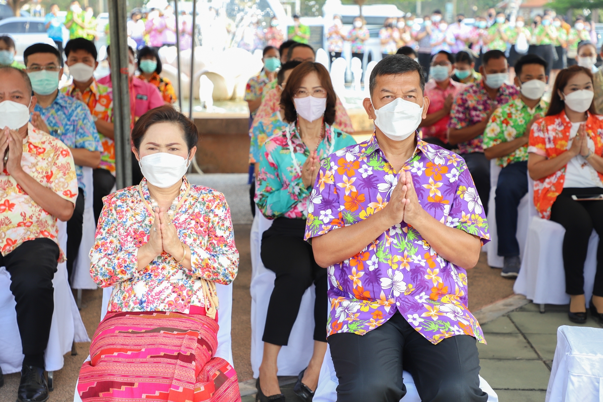 พช.กำแพงเพชร ร่วมกิจกรรมเนื่องในเทศกาลสงกรานต์ ประจำปี 2565 จังหวัดกำแพงเพชร