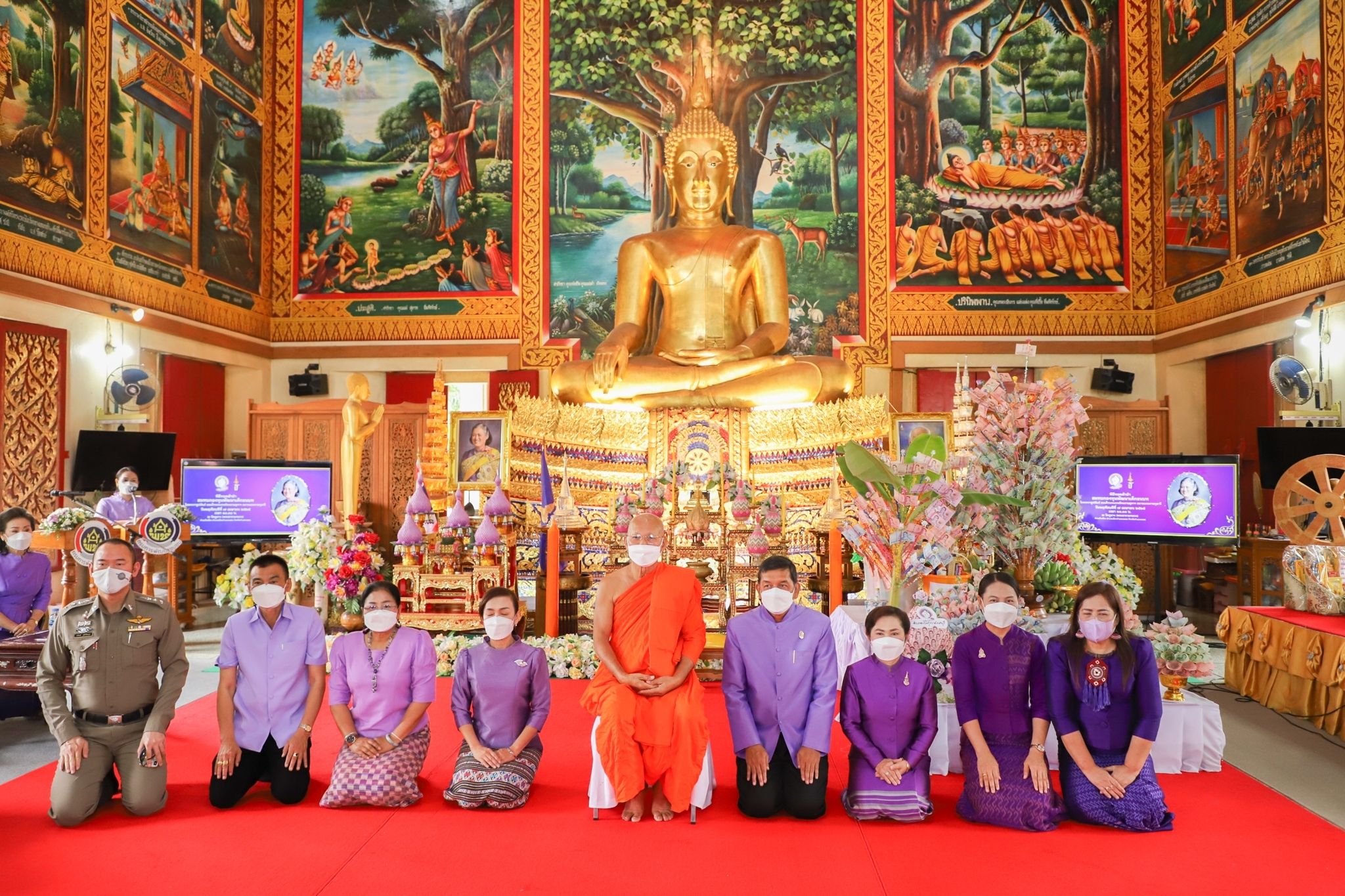 พช.กำแพงเพชร จัดพิธีทอดผ้าป่าสมทบกองทุนพัฒนาเด็กชนบทในพระราชูปถัมภ์สมเด็จพระเทพรัตนราชสุดาฯ สยามบรมราชกุมารี ประจำปี 2565