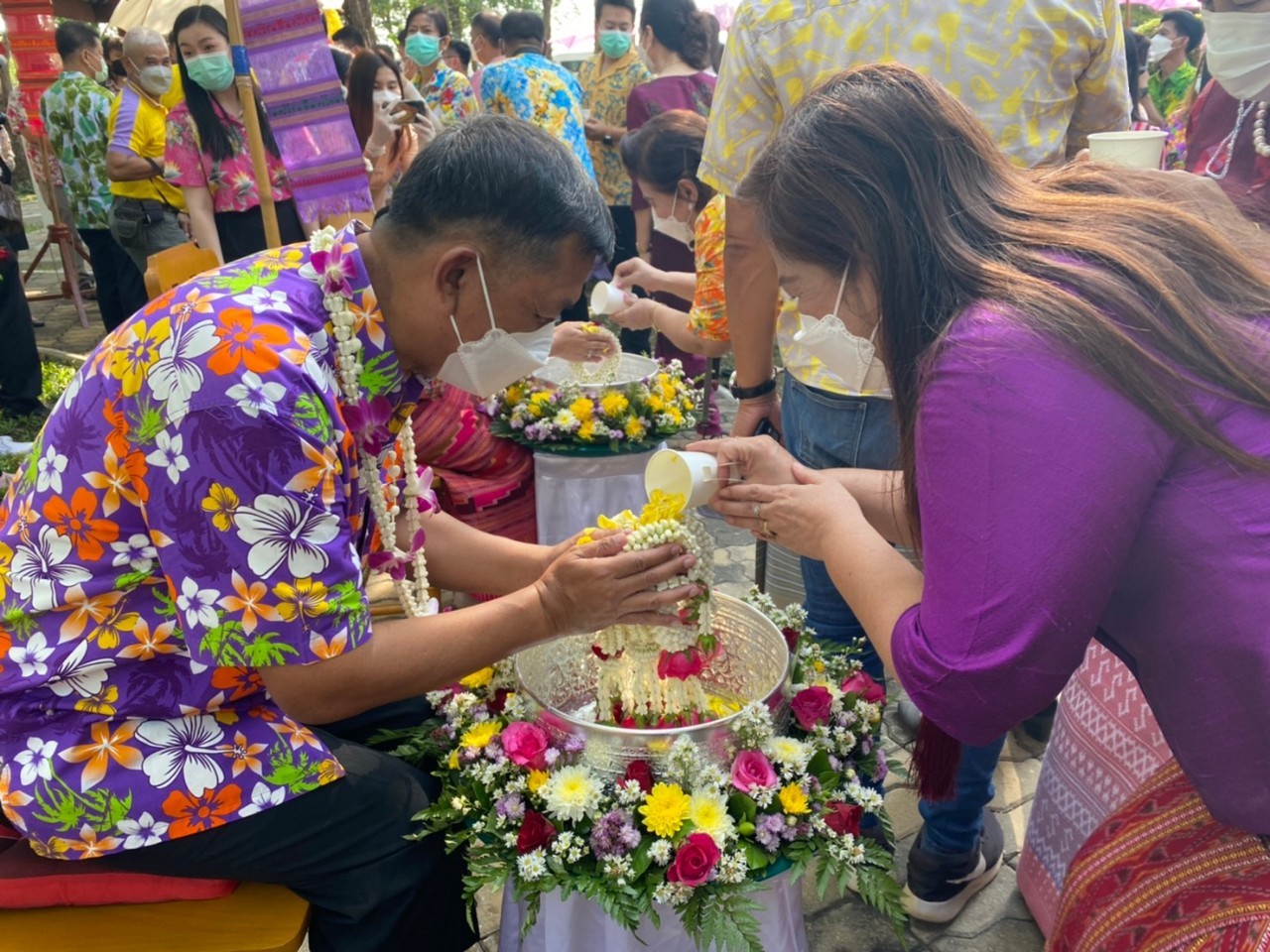 พช.กำแพงเพชร ร่วมกิจกรรมเนื่องในเทศกาลสงกรานต์ ประจำปี 2565 จังหวัดกำแพงเพชร