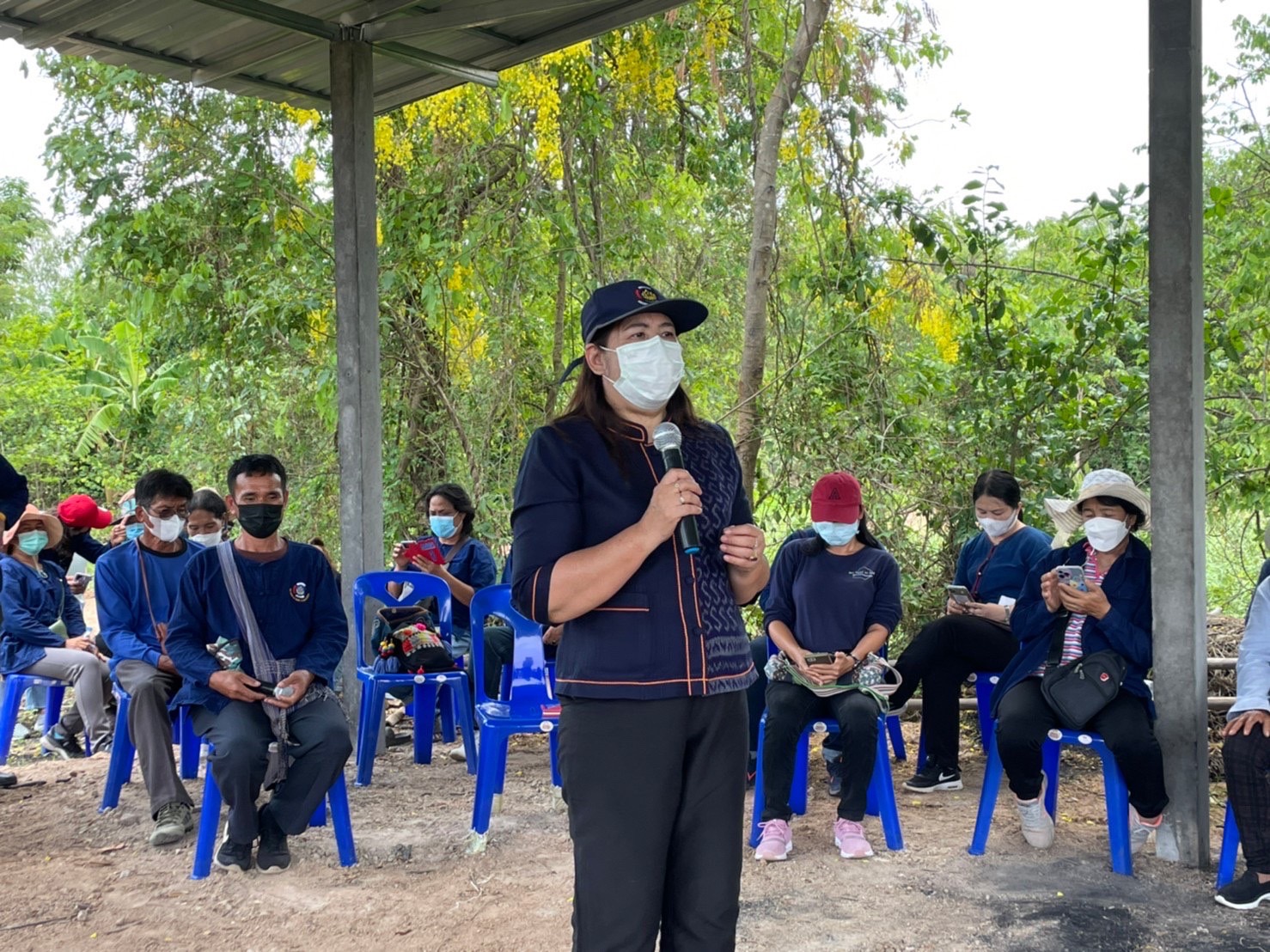 พช กำแพงเพชร และคณะกรรมการเครือข่ายโคก หนอง นา ระดับจังหวัด ร่วม  เอามื้อสามัคคี  ” โคก หนอง นา ” อำเภอขาณุวรลักษบุรี