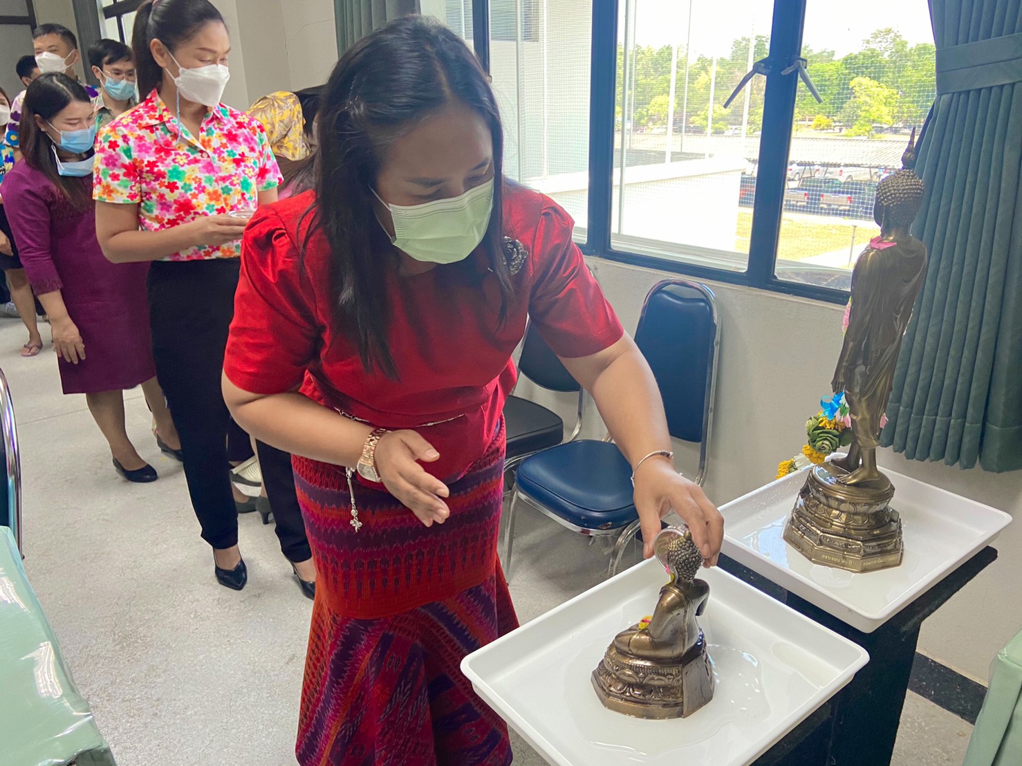 พช.กำแพงเพชร ร่วมกิจกรรมเนื่องในเทศกาลสงกรานต์ ประจำปี 2565 จังหวัดกำแพงเพชร