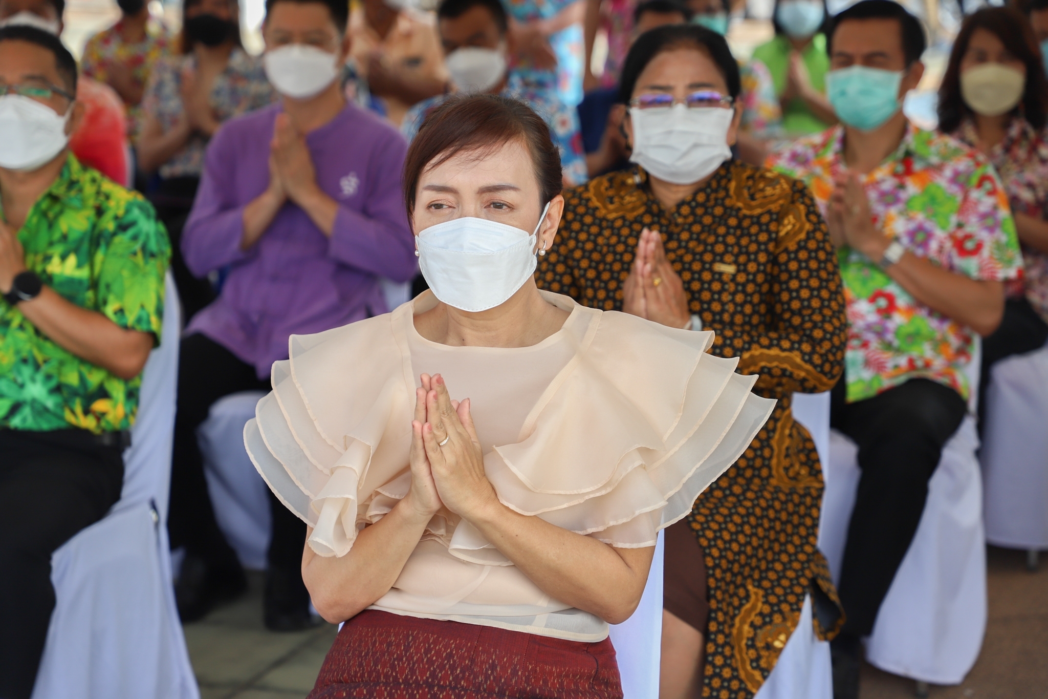 พช.กำแพงเพชร ร่วมกิจกรรมเนื่องในเทศกาลสงกรานต์ ประจำปี 2565 จังหวัดกำแพงเพชร