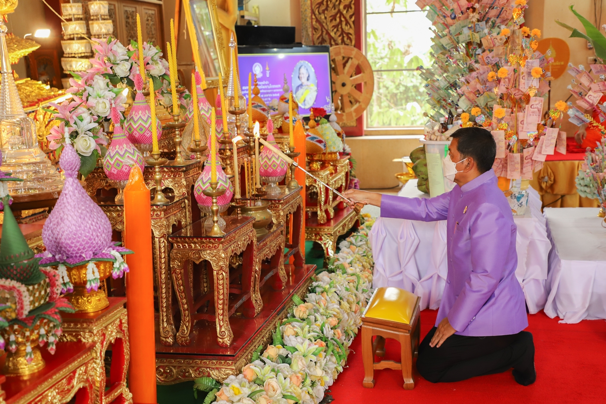 พช.กำแพงเพชร จัดพิธีทอดผ้าป่าสมทบกองทุนพัฒนาเด็กชนบทในพระราชูปถัมภ์สมเด็จพระเทพรัตนราชสุดาฯ สยามบรมราชกุมารี ประจำปี 2565