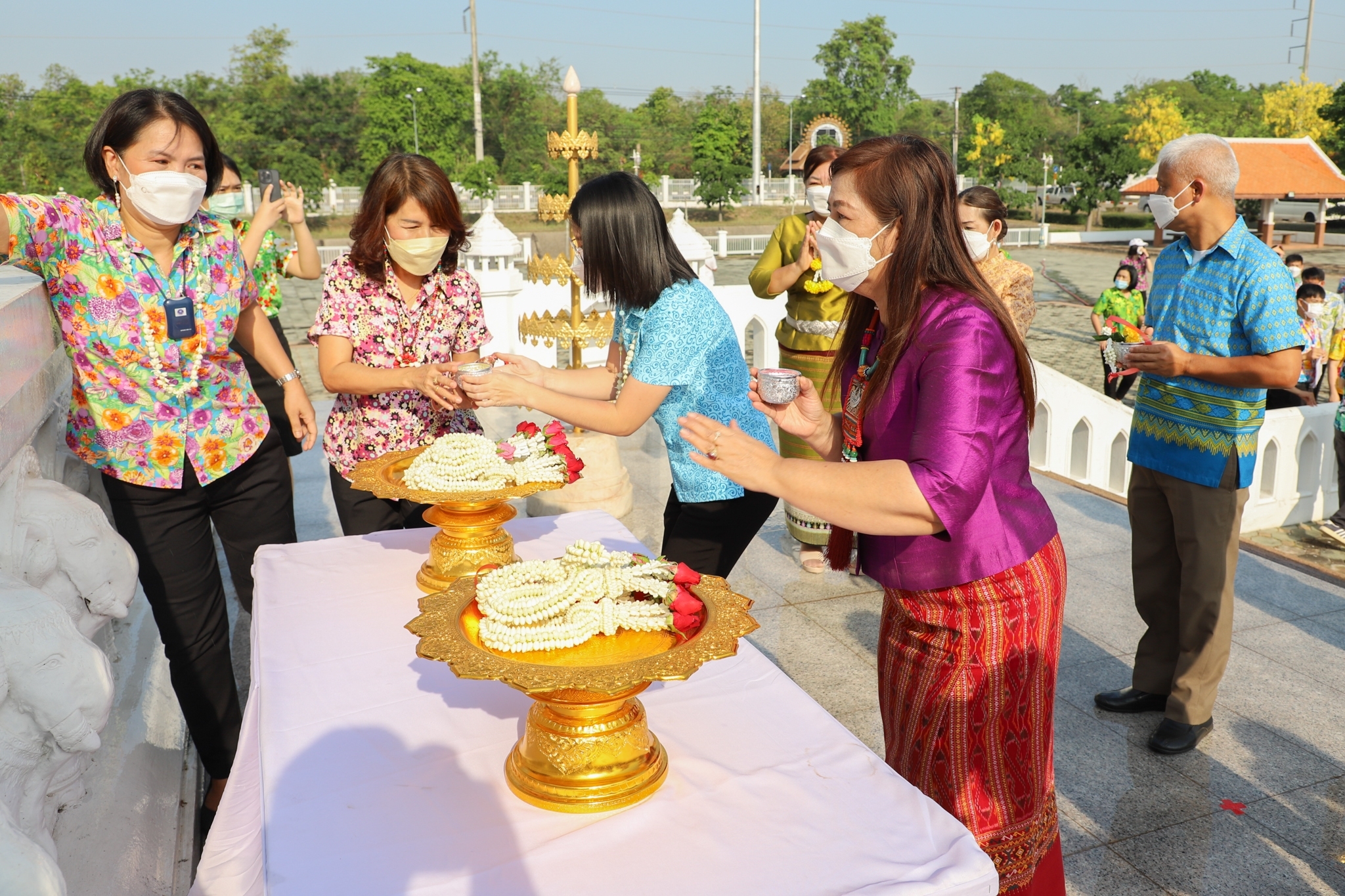 พช.กำแพงเพชร ร่วมกิจกรรมเนื่องในเทศกาลสงกรานต์ ประจำปี 2565 จังหวัดกำแพงเพชร