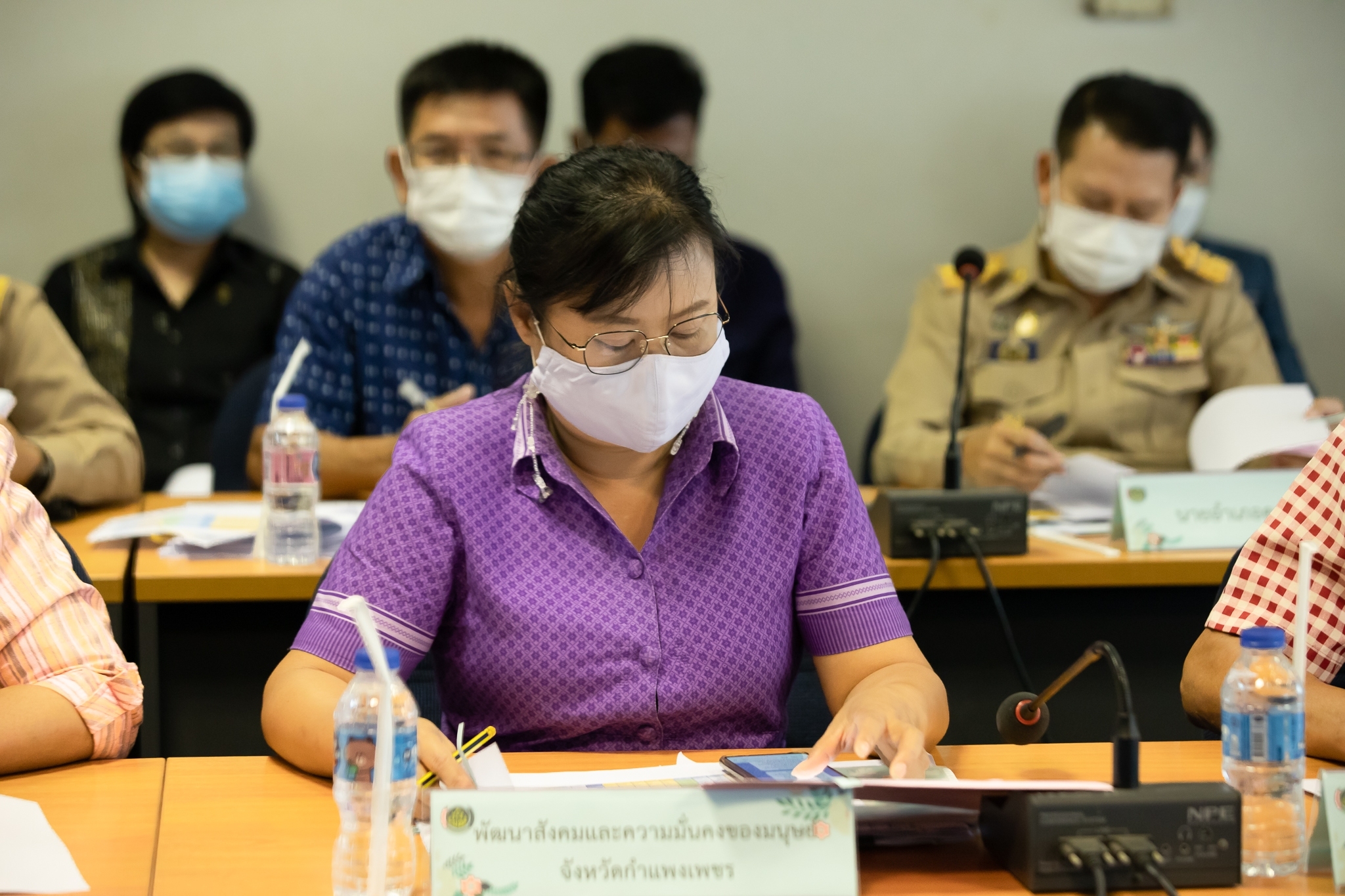 พช.กำแพงเพชร ประชุมคณะกรรมการบริหารศูนย์อำนวยการขจัดความยากจนและพัฒนาคนทุกช่วงวัยอย่างยั่งยืนตามหลักปรัชญาของเศรษฐกิจพอเพียงจังหวัดกำแพงเพชร