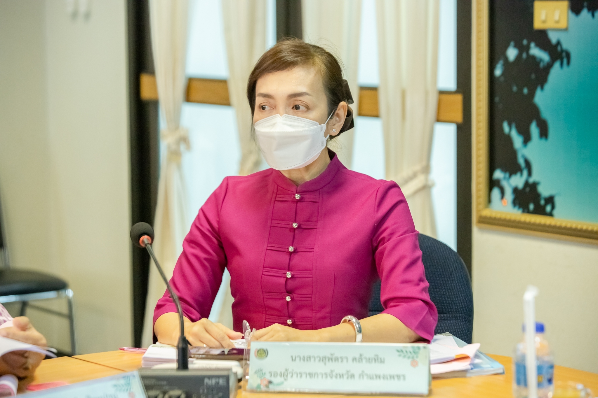 พช.กำแพงเพชร ประชุมคณะกรรมการบริหารศูนย์อำนวยการขจัดความยากจนและพัฒนาคนทุกช่วงวัยอย่างยั่งยืนตามหลักปรัชญาของเศรษฐกิจพอเพียงจังหวัดกำแพงเพชร