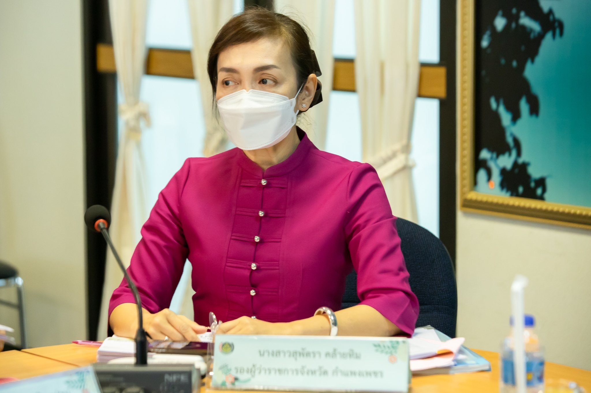 พช.กำแพงเพชร ประชุมคณะกรรมการบริหารศูนย์อำนวยการขจัดความยากจนและพัฒนาคนทุกช่วงวัยอย่างยั่งยืนตามหลักปรัชญาของเศรษฐกิจพอเพียงจังหวัดกำแพงเพชร