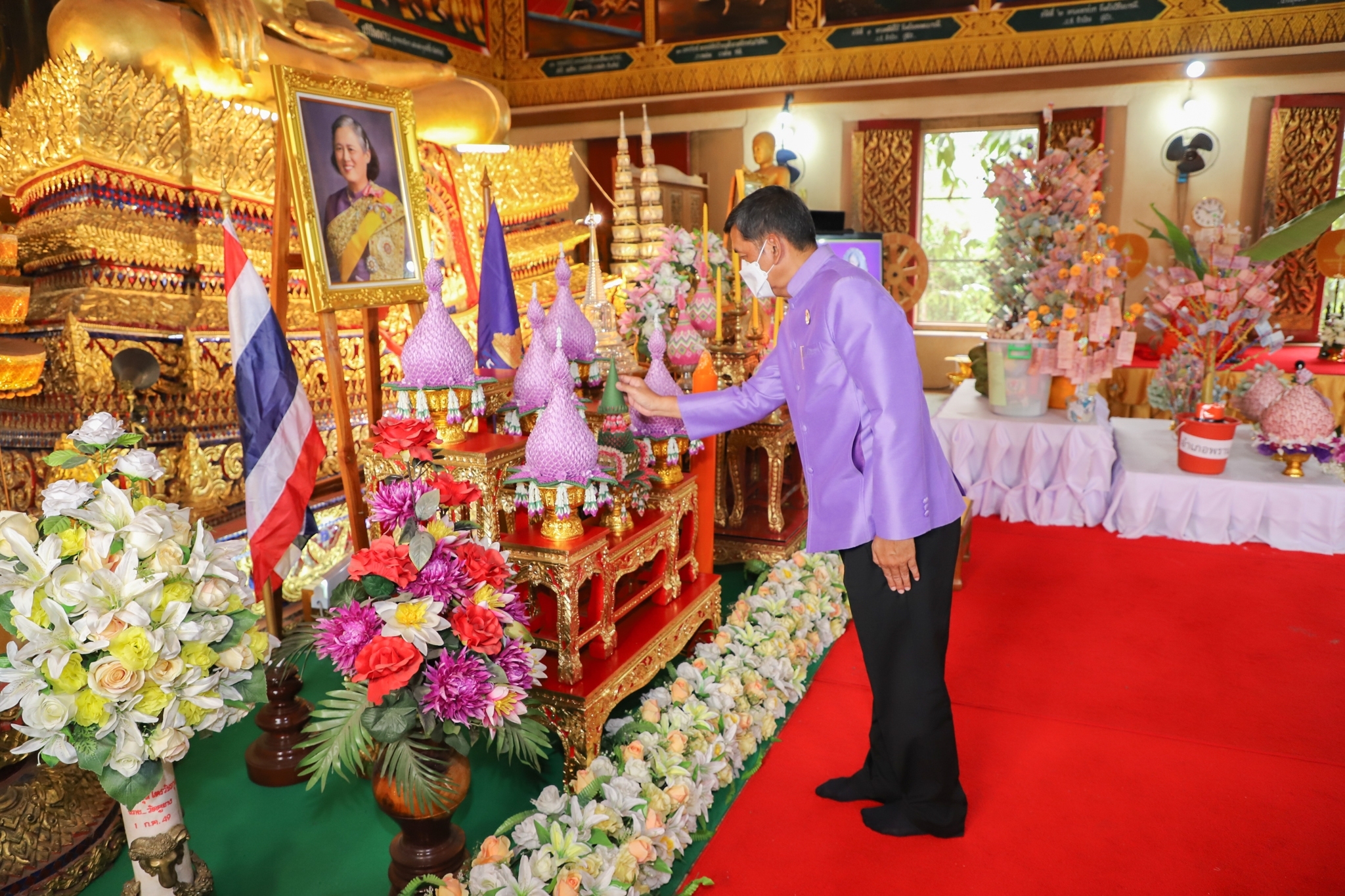 พช.กำแพงเพชร จัดพิธีทอดผ้าป่าสมทบกองทุนพัฒนาเด็กชนบทในพระราชูปถัมภ์สมเด็จพระเทพรัตนราชสุดาฯ สยามบรมราชกุมารี ประจำปี 2565