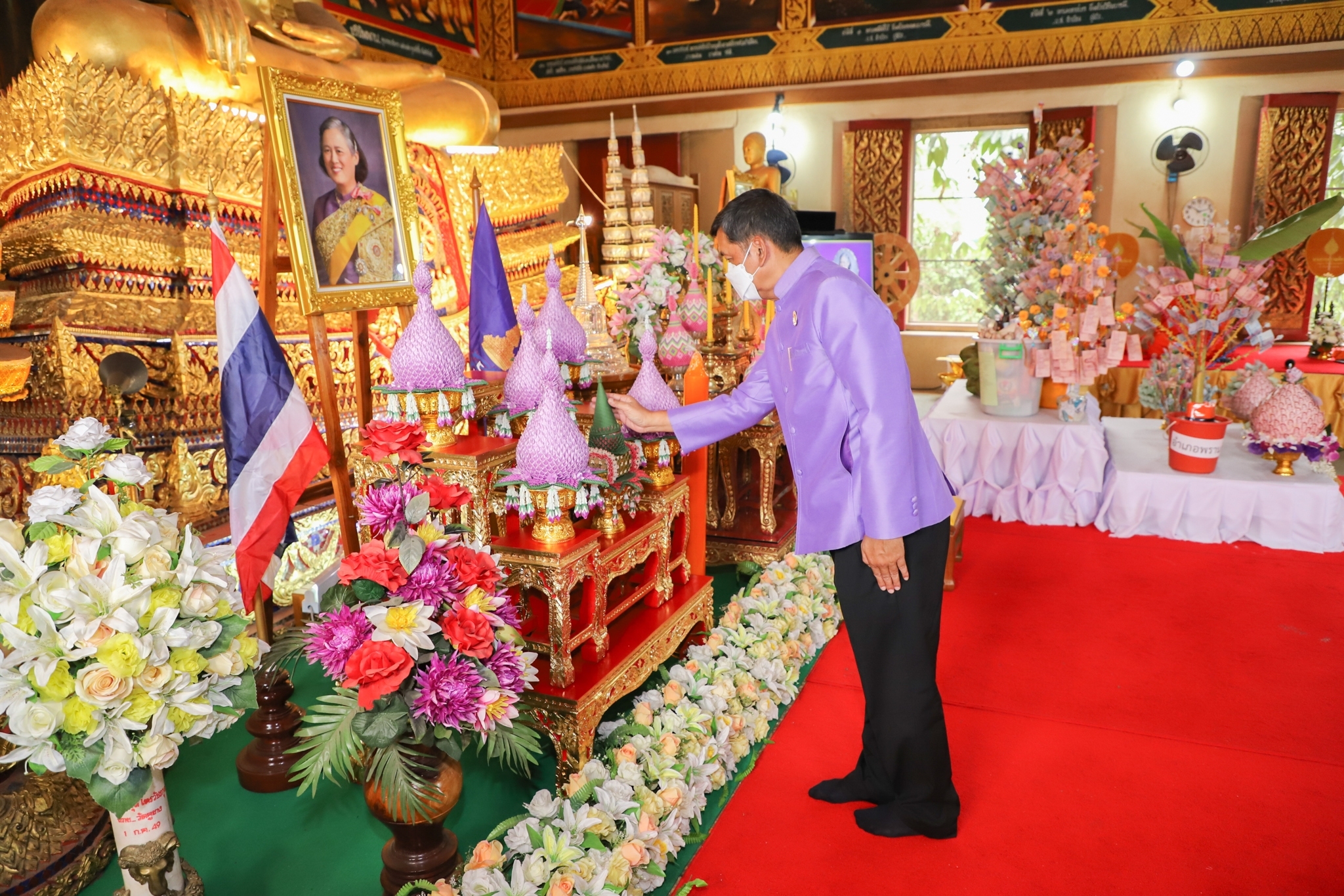 พช.กำแพงเพชร จัดพิธีทอดผ้าป่าสมทบกองทุนพัฒนาเด็กชนบทในพระราชูปถัมภ์สมเด็จพระเทพรัตนราชสุดาฯ สยามบรมราชกุมารี ประจำปี 2565