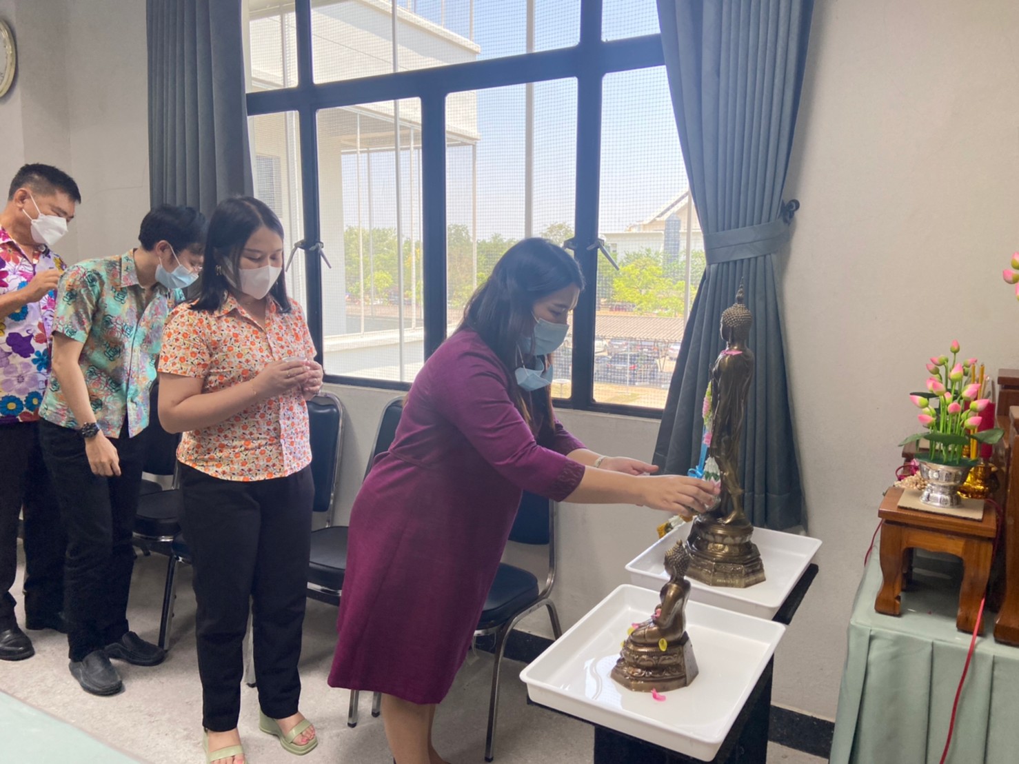 พช.กำแพงเพชร ร่วมกิจกรรมเนื่องในเทศกาลสงกรานต์ ประจำปี 2565 จังหวัดกำแพงเพชร
