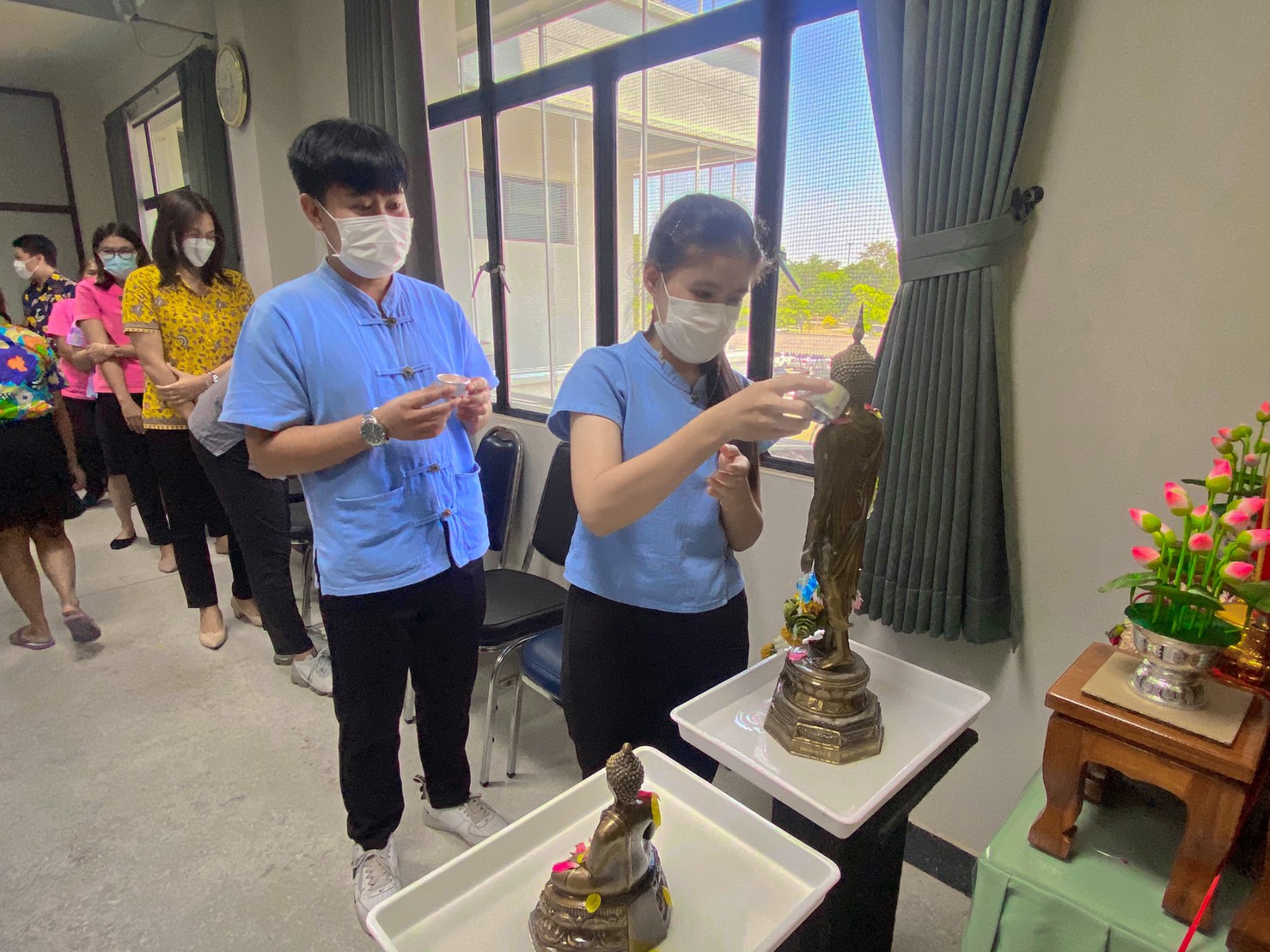 พช.กำแพงเพชร ร่วมกิจกรรมเนื่องในเทศกาลสงกรานต์ ประจำปี 2565 จังหวัดกำแพงเพชร