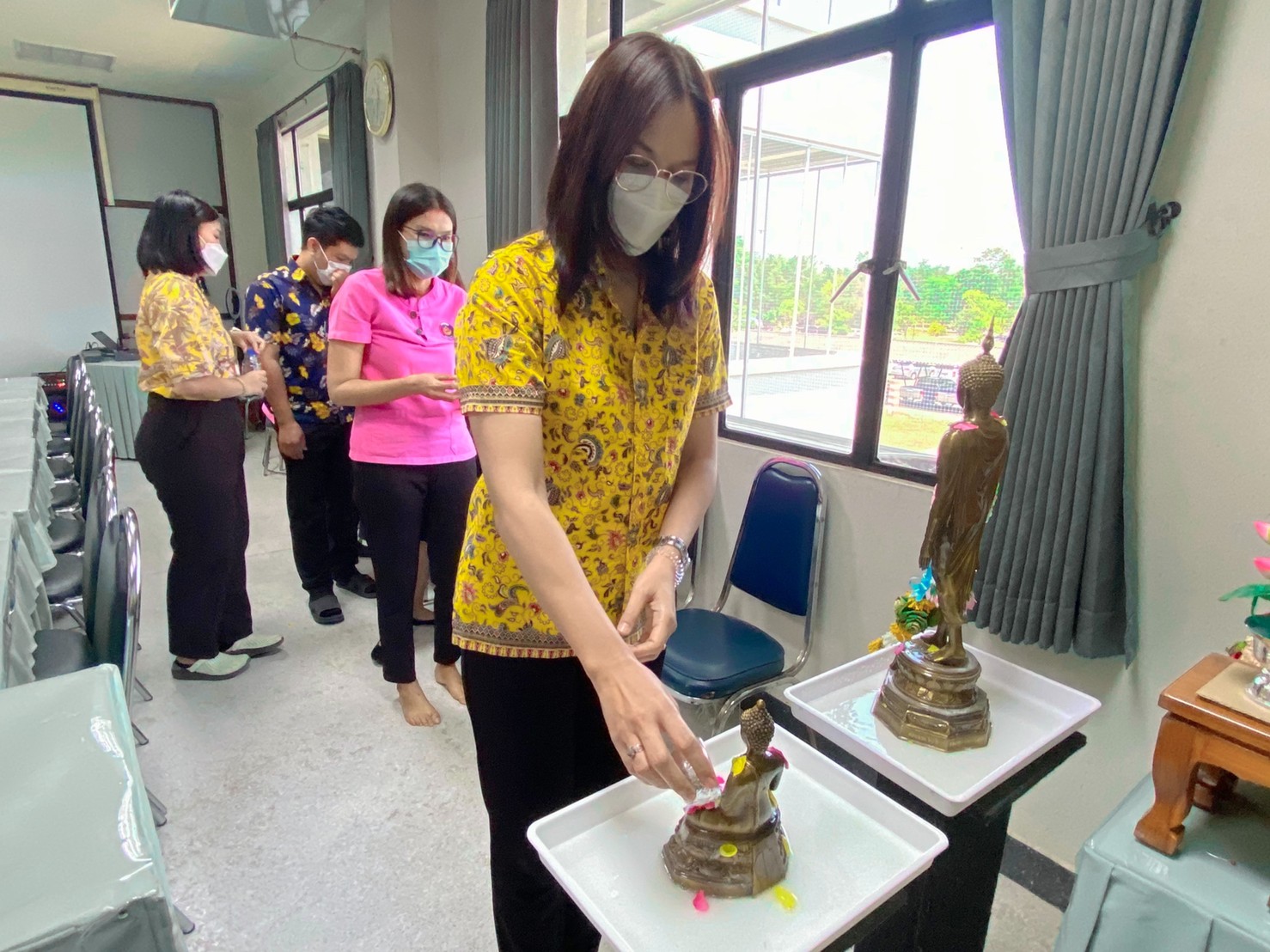 พช.กำแพงเพชร ร่วมกิจกรรมเนื่องในเทศกาลสงกรานต์ ประจำปี 2565 จังหวัดกำแพงเพชร
