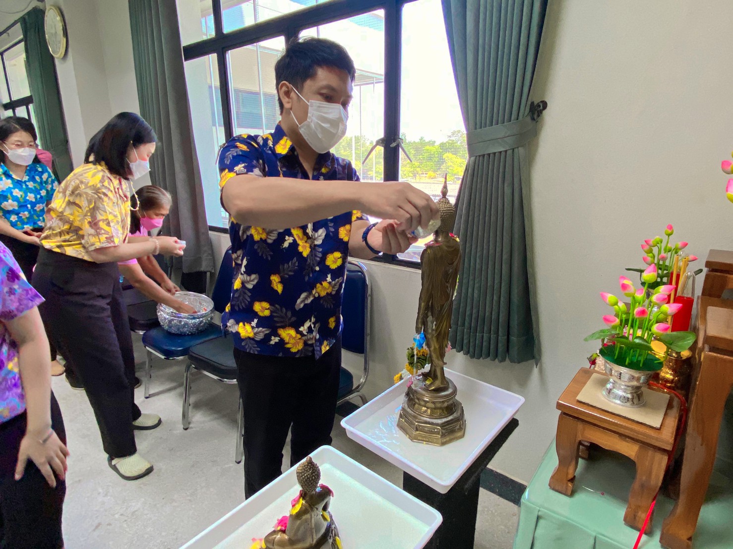 พช.กำแพงเพชร ร่วมกิจกรรมเนื่องในเทศกาลสงกรานต์ ประจำปี 2565 จังหวัดกำแพงเพชร