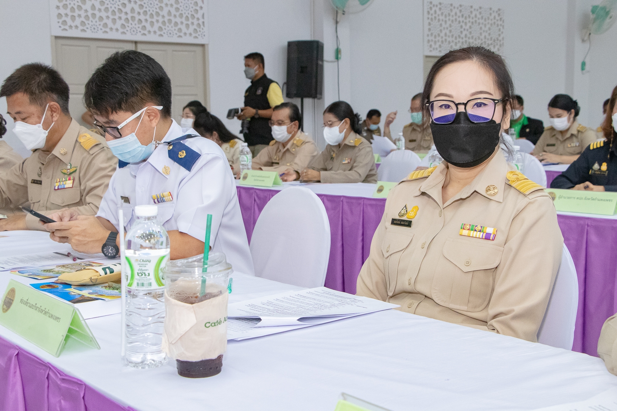 พช.กำแพงเพชร : ร่วมประชุมข้อราชการผู้บังคับบัญชาหัวหน้าส่วนราชการ และประชุมคณะกรมการจังหวัดและหัวหน้าส่วนราชการ ครั้งที่ 5/2565
