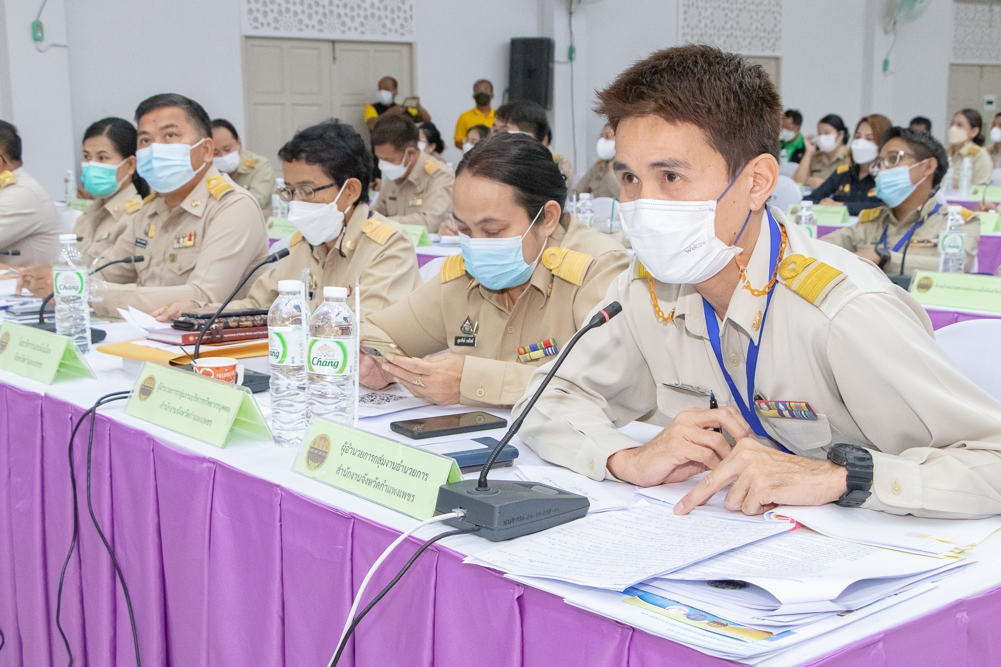 พช.กำแพงเพชร : ร่วมประชุมข้อราชการผู้บังคับบัญชาหัวหน้าส่วนราชการ และประชุมคณะกรมการจังหวัดและหัวหน้าส่วนราชการ ครั้งที่ 5/2565