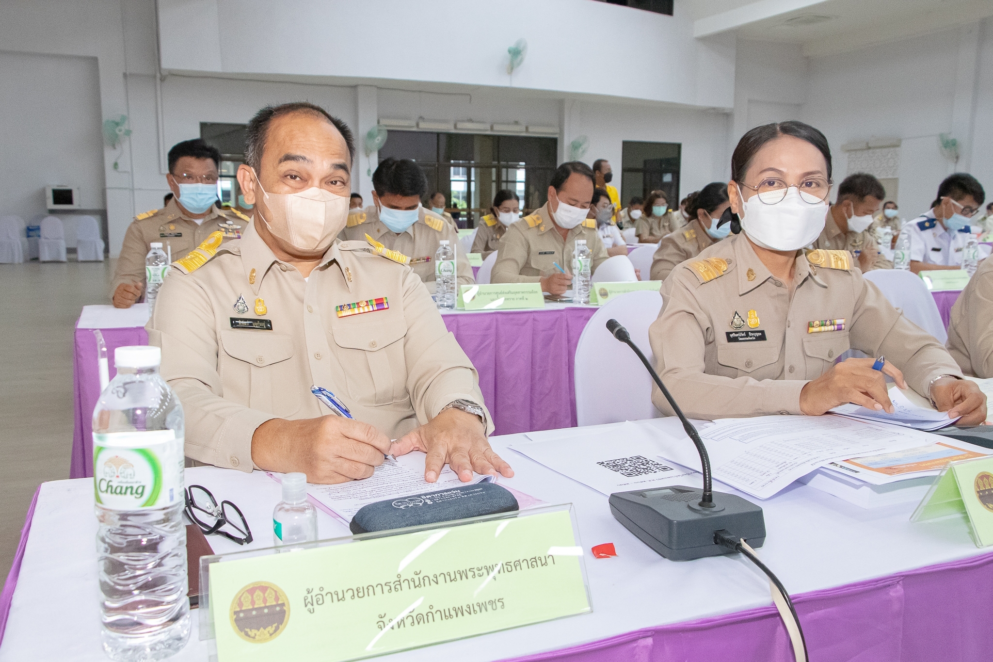 พช.กำแพงเพชร : ร่วมประชุมข้อราชการผู้บังคับบัญชาหัวหน้าส่วนราชการ และประชุมคณะกรมการจังหวัดและหัวหน้าส่วนราชการ ครั้งที่ 5/2565