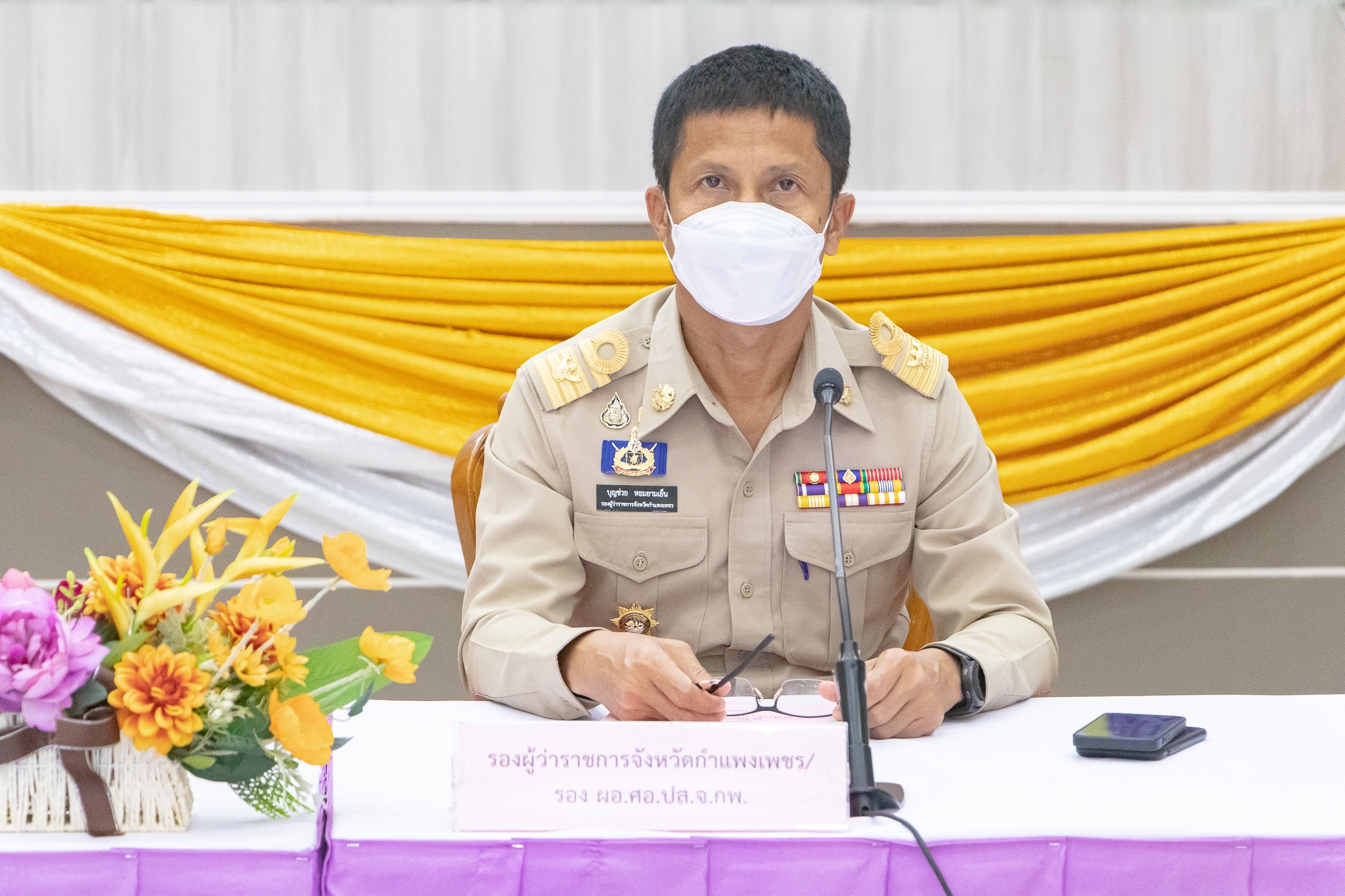 พช.กำแพงเพชร ร่วมประชุมคณะกรรมการศูนย์อำนวยการป้องกันและปราบปรามยาเสพติด จังหวัดกำแพงเพชร (ศอ.ปส.จ.กพ.) ครั้งที่ 5/2565