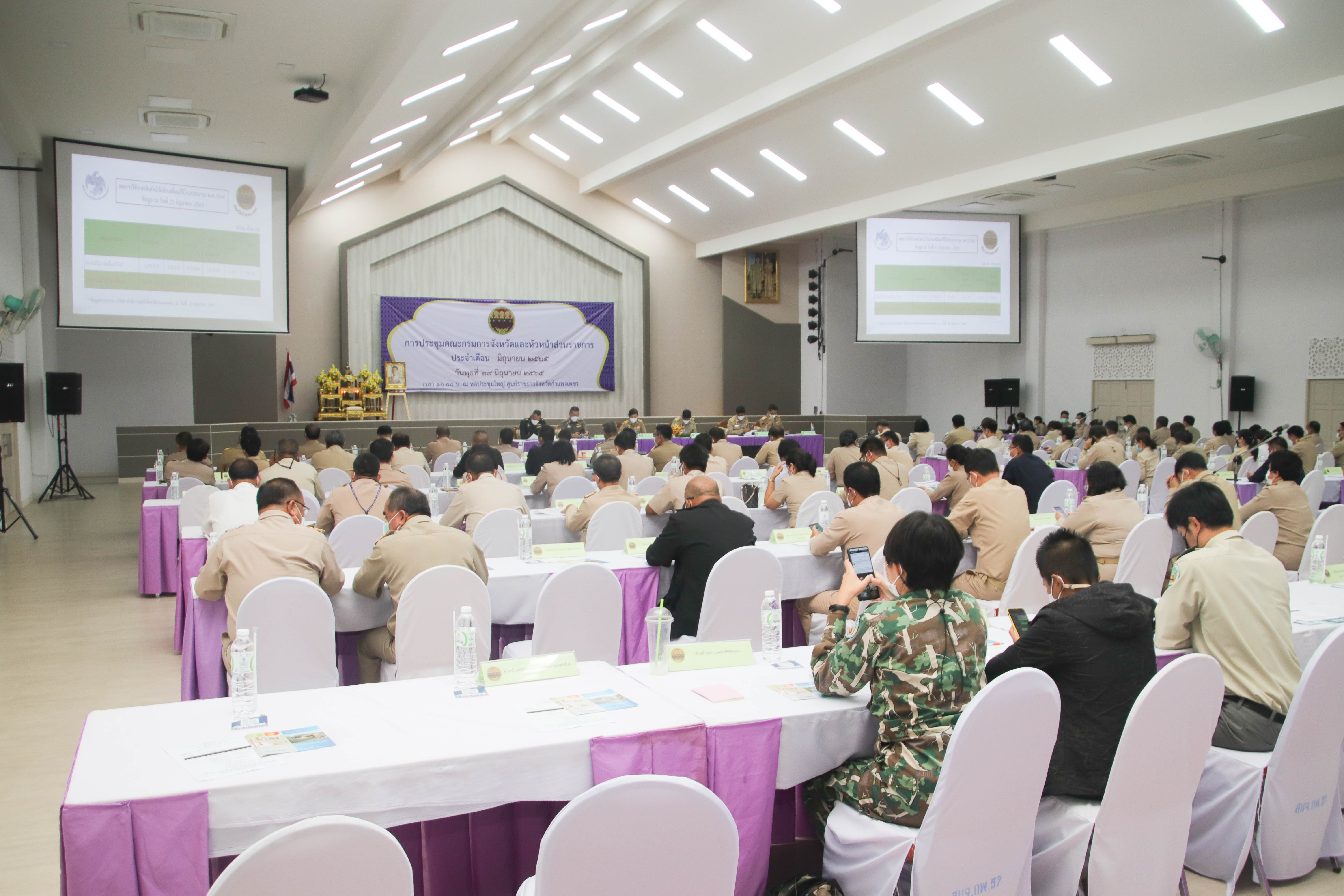 พช.กำแพงเพชร : ร่วมประชุมคณะกรมการจังหวัดและหัวหน้าส่วนราชการ ครั้งที่ 6/2565