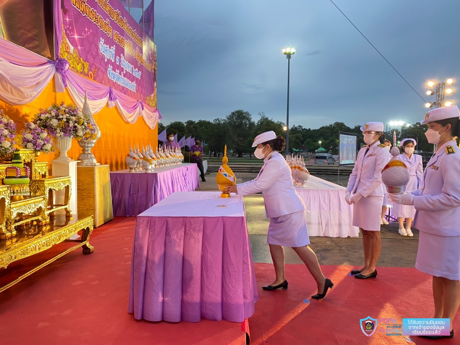 พช.กำแพงเพชร ร่วมพิธีถวายราชสักการะและวางพานพุ่ม และพิธีจุดเทียนชัยถวายพระพรชัยมงคล สมเด็จพระนางเจ้าฯ พระบรมราชินี 3 มิถุนายน 2565