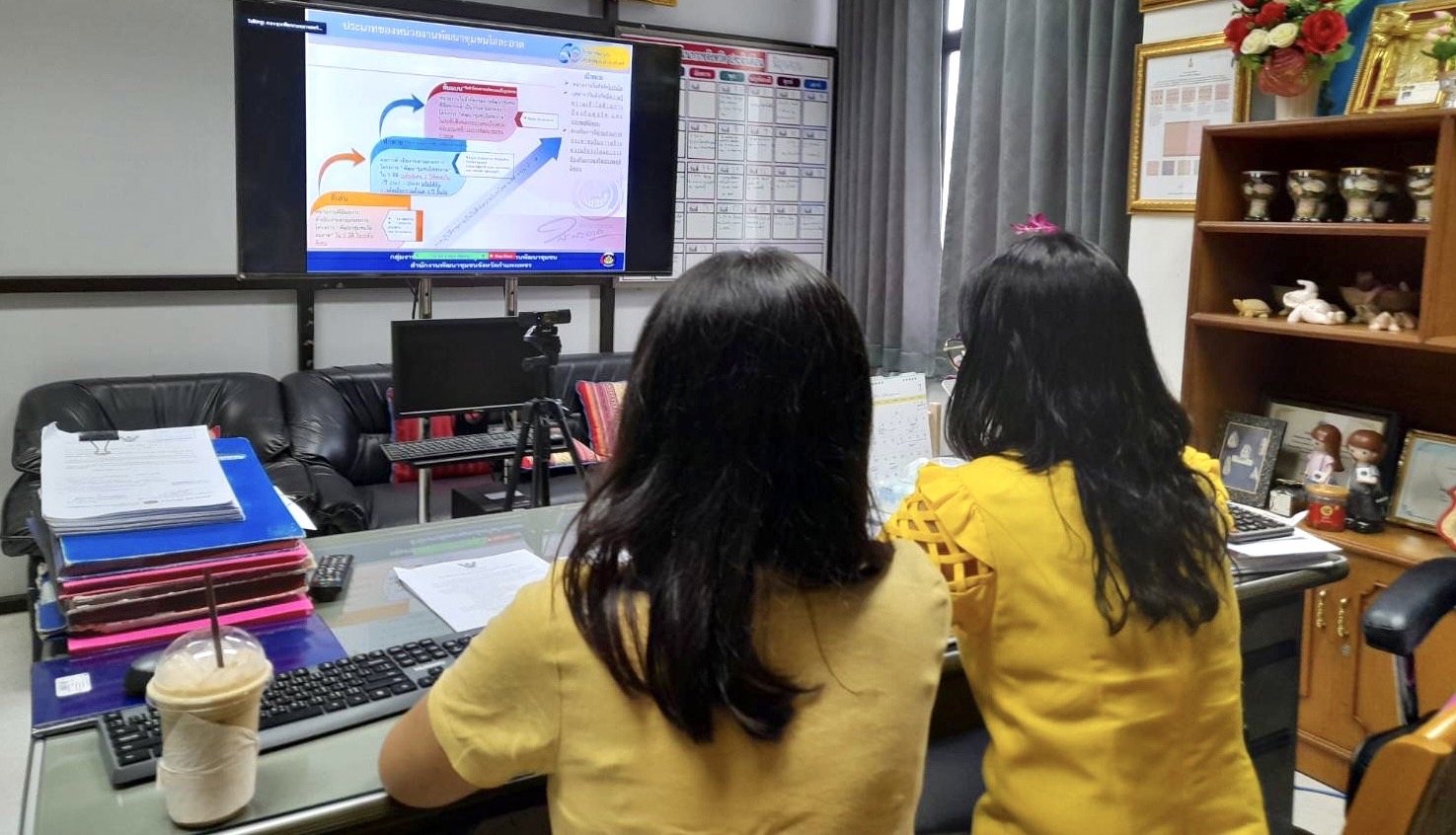พช.กำแพงเพชร  “ประชุมชี้แจงการดำเนินงานโครงการพัฒนาชุมชนใสสะอาด ประจำปีงบประมาณ พ.ศ. 2565”