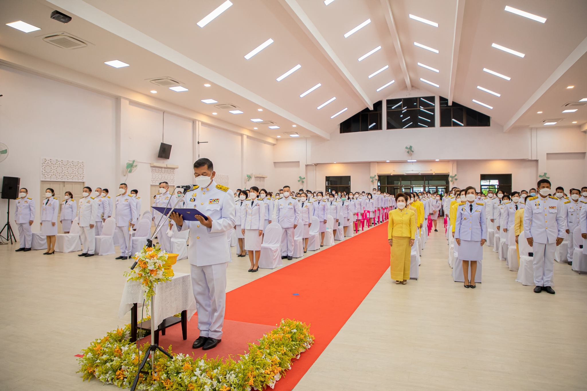 พช.กำแพงเพชร ร่วมพิธีถวายสัตย์ปฏิญาณเพื่อเป็นข้าราชการที่ดีและพลังของแผ่นดินเนื่องในวันเฉลิมพระชนมพรรษาพระบาทสมเด็จพระเจ้าอยู่หัว 28 กรกฎาคม 2565