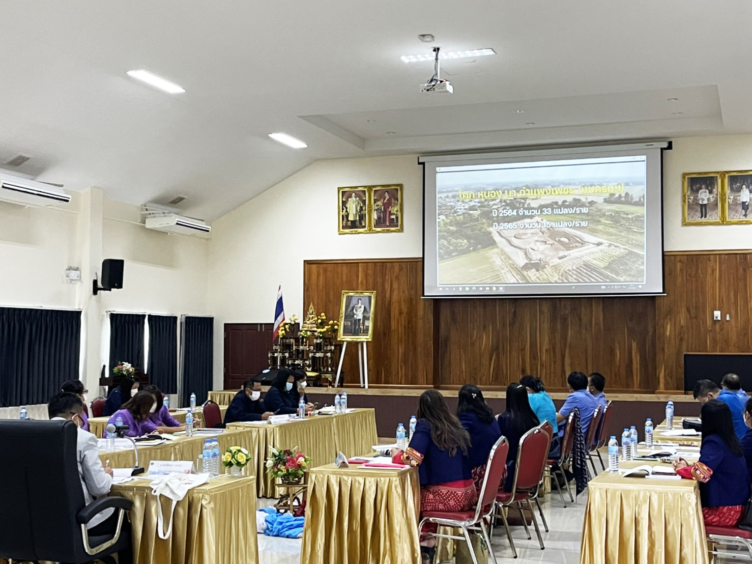 พช.กำแพงเพชร ร่วมประชุมเขตตรวจราชการที่ 18 กลุ่มจังหวัดภาคเหนือตอนล่าง 2  ครั้งที่ 3 /2565