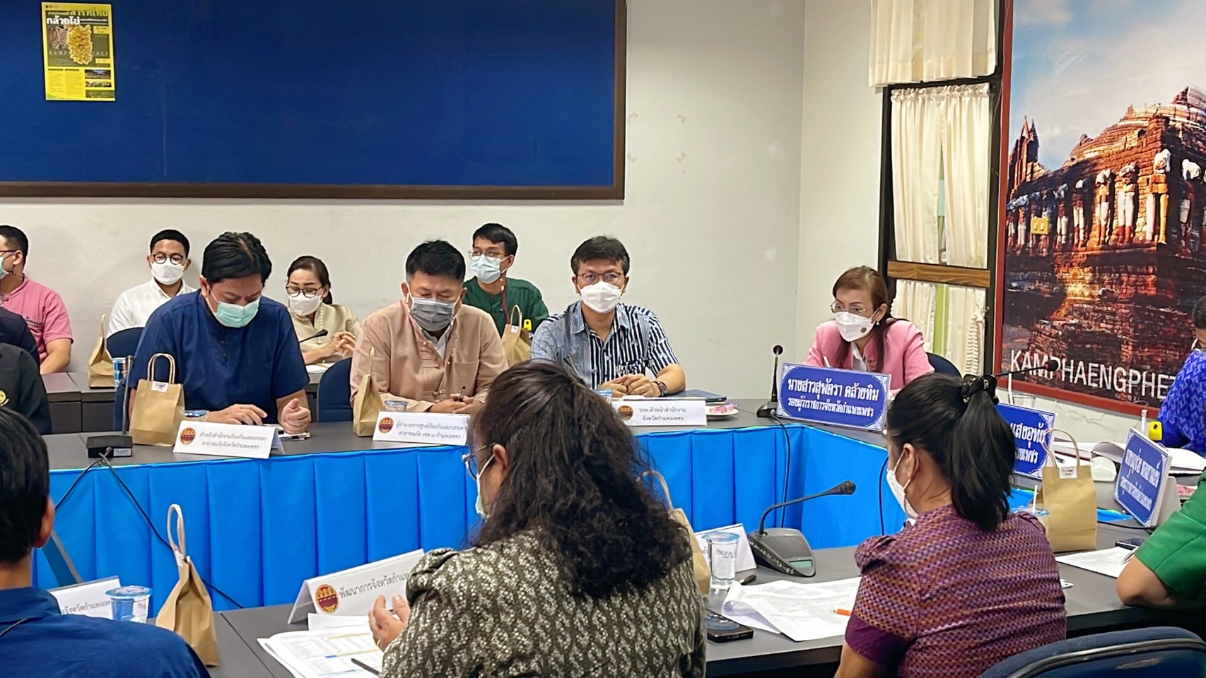พช.กำแพงเพชร ร่วมประชุมขับเคลื่อนและติดตามนโยบายของรัฐบาลและภารกิจสำคัญของกระทรวงมหาดไทย เดือนกันยายน 2565