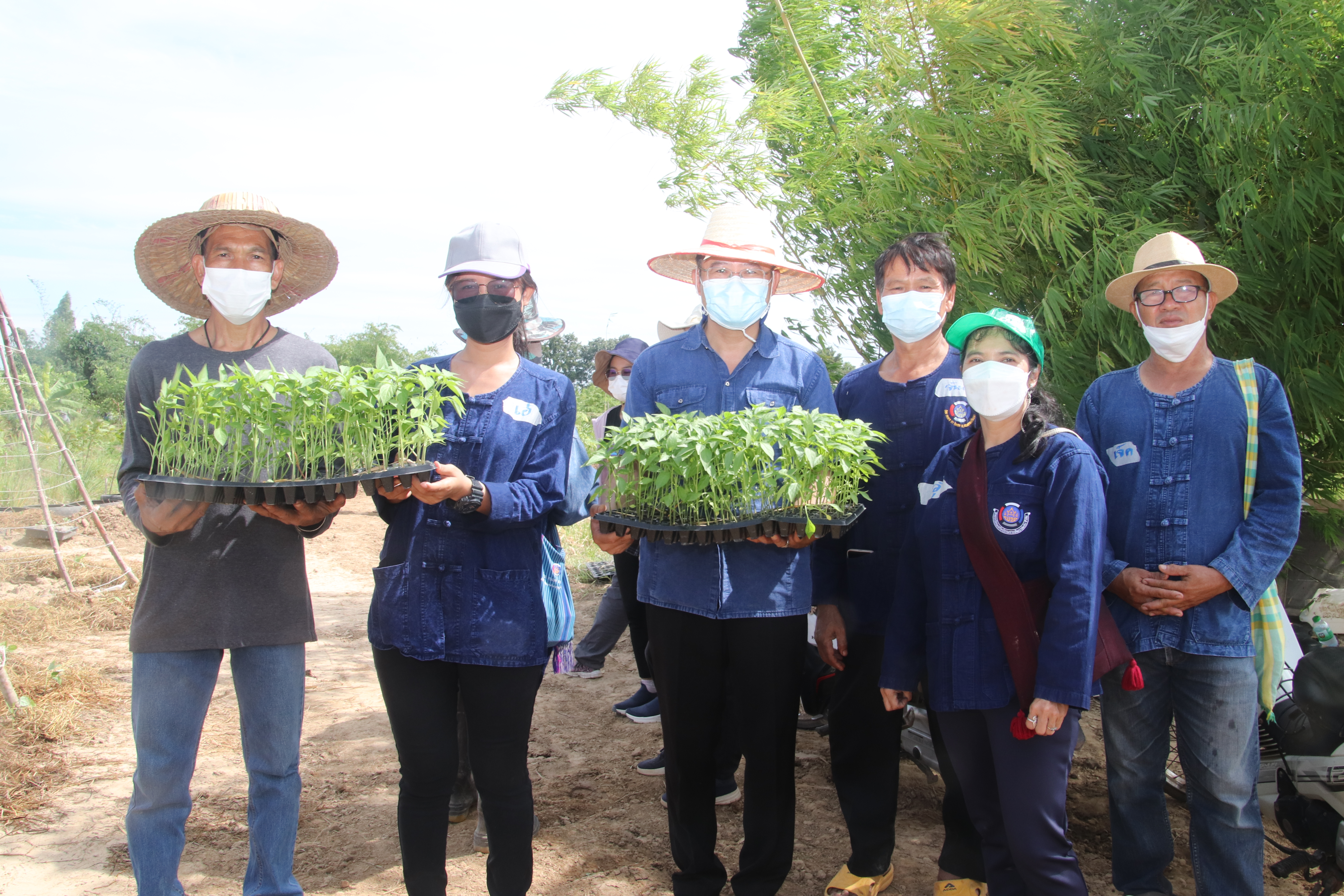 พช.กำแพงเพชร ร่วมกิจกรรมเอามื้อสามัคคี โคก หนอง นา ลานกระบือ