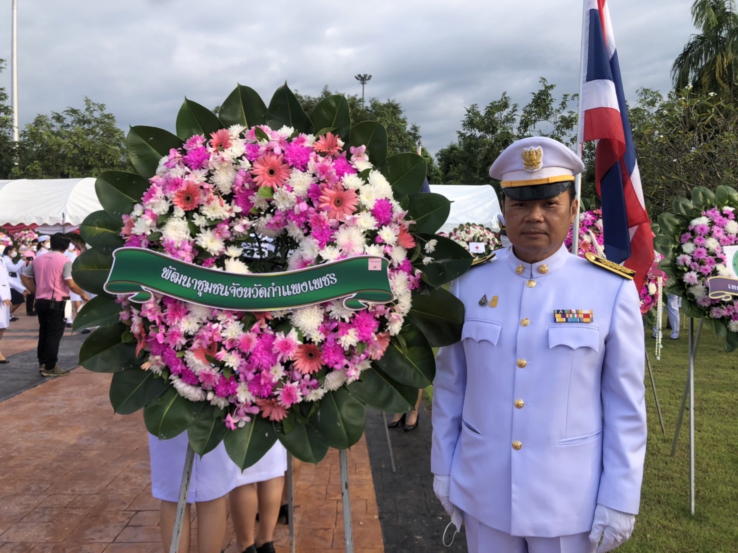 พช.กำแพงเพชร ร่วมพิธีน้อมรำลึกเนื่องในวันคล้ายวันสวรรคตพระบาทสมเด็จพระจุลจอมเกล้าเจ้าอยู่หัว 23 ตุลาคม 2565
