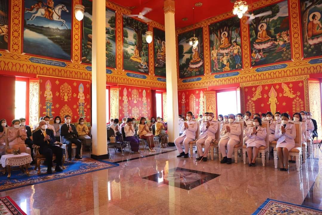 พช.กำแพงเพชร ร่วมพิธีถวายผ้าพระกฐินพระราชทาน ประจำปี พ.ศ.2565 วัดพระบรมธาตุ นครชุม