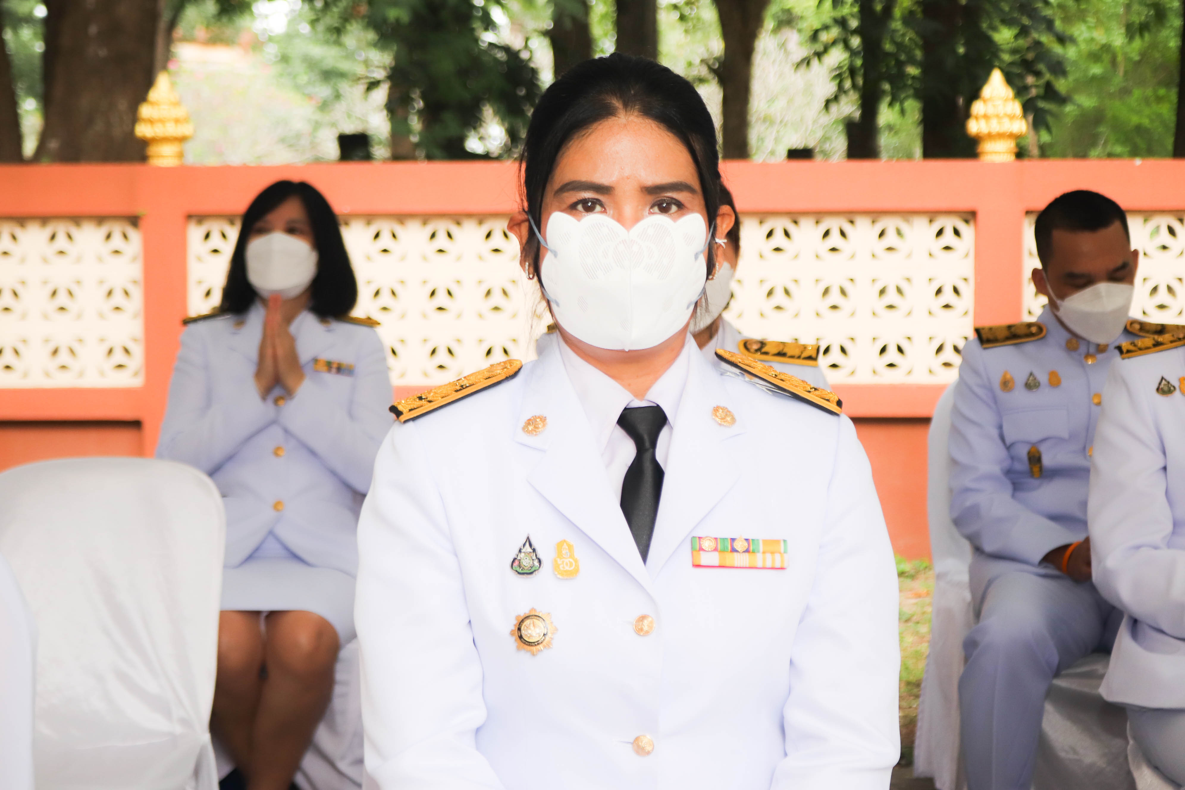 พช.กำแพงเพชร ร่วมพิธีถวายพระกฐินพระราชทาน วัดนาควัชรโสภณ พระอารามหลวง (วัดช้าง)