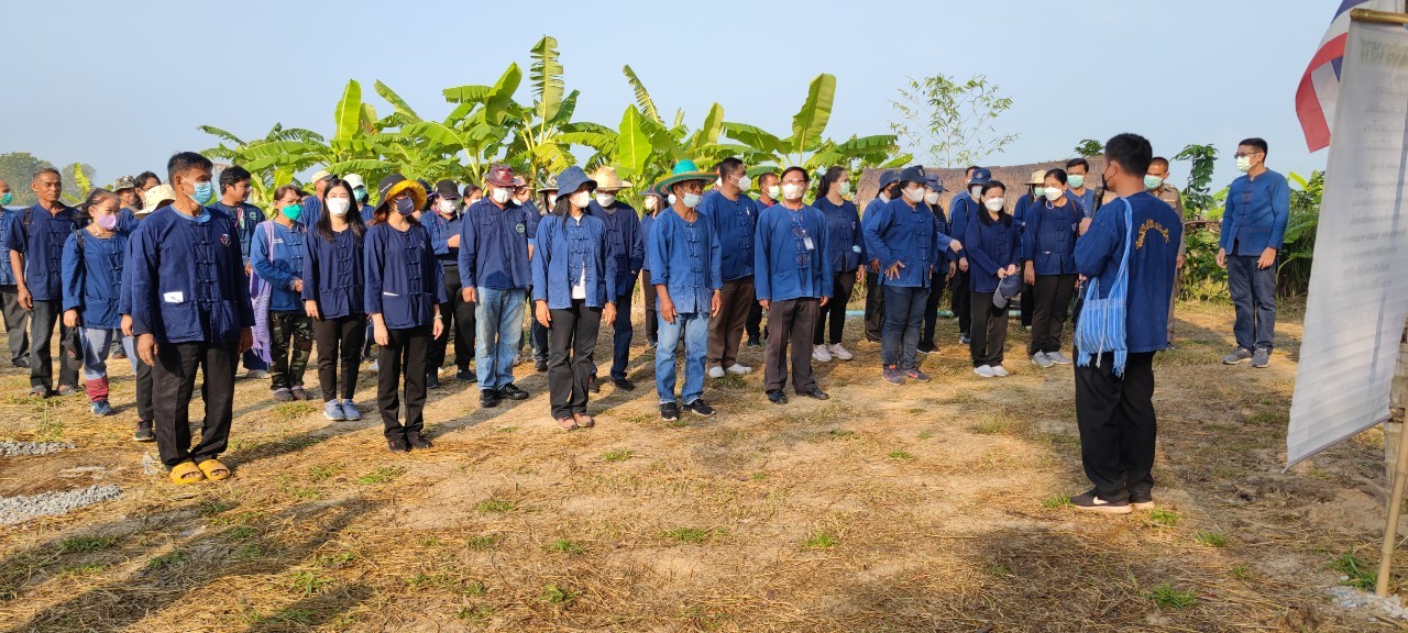 ผู้ตรวจราชการกรมการพัฒนาชุมชน ร่วมกิจกรรมเอามื้อสามัคคี โคก หนอง นา โมเดล จังหวัดกำแพงเพชร